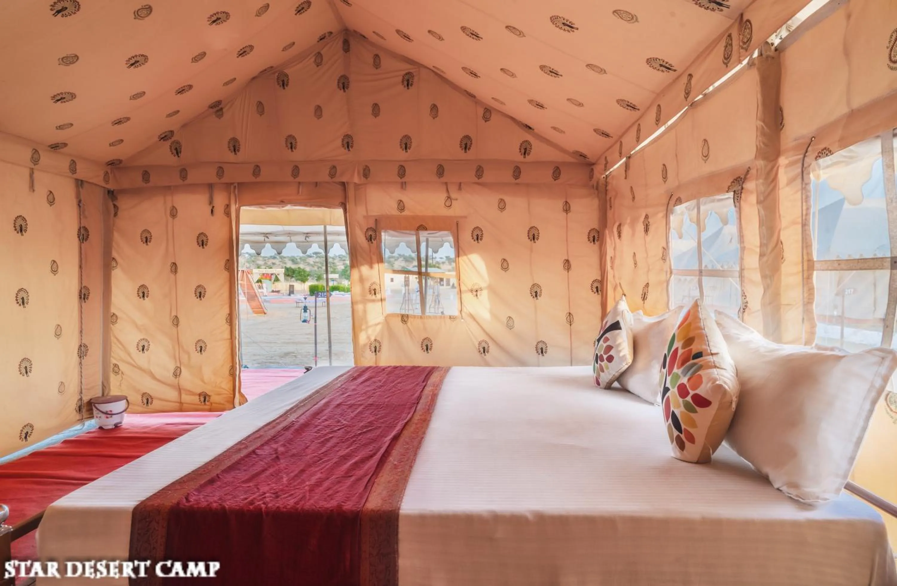 Bed in Star Desert Camp Jaisalmer