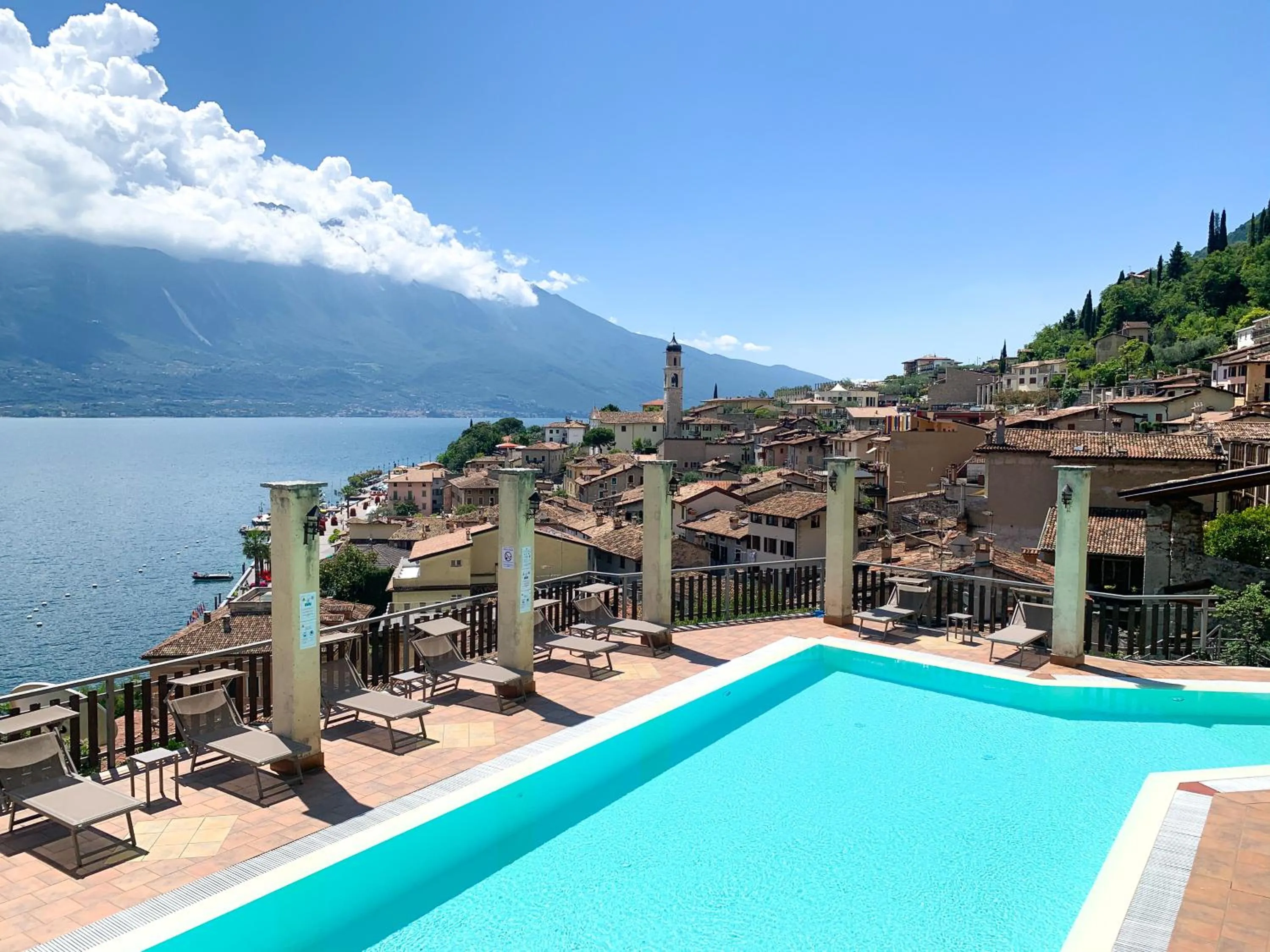 Balcony/Terrace in Hotel Castell - Montagnoli Group