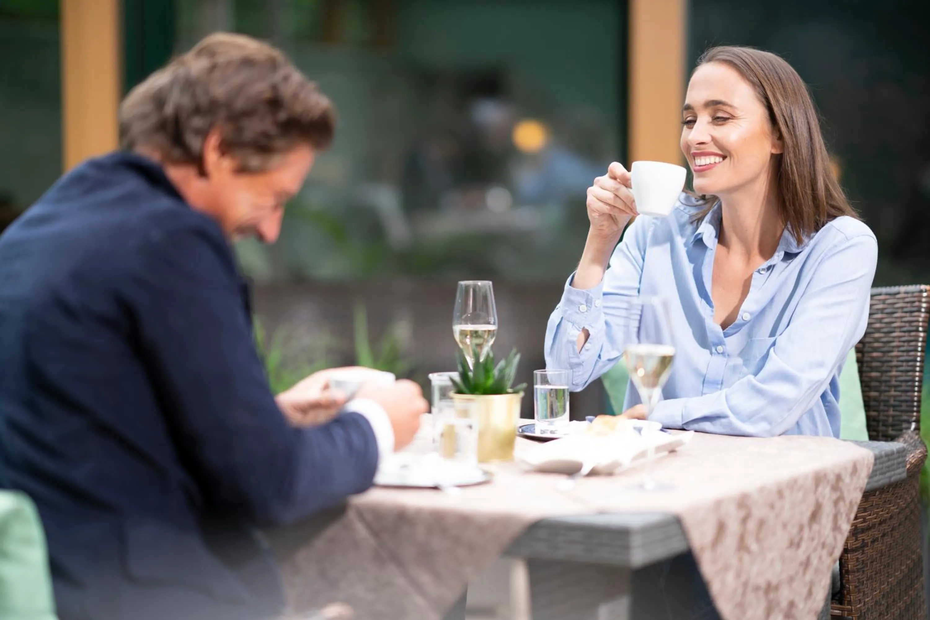 Restaurant/places to eat in Boutiquehotel Hubertushof