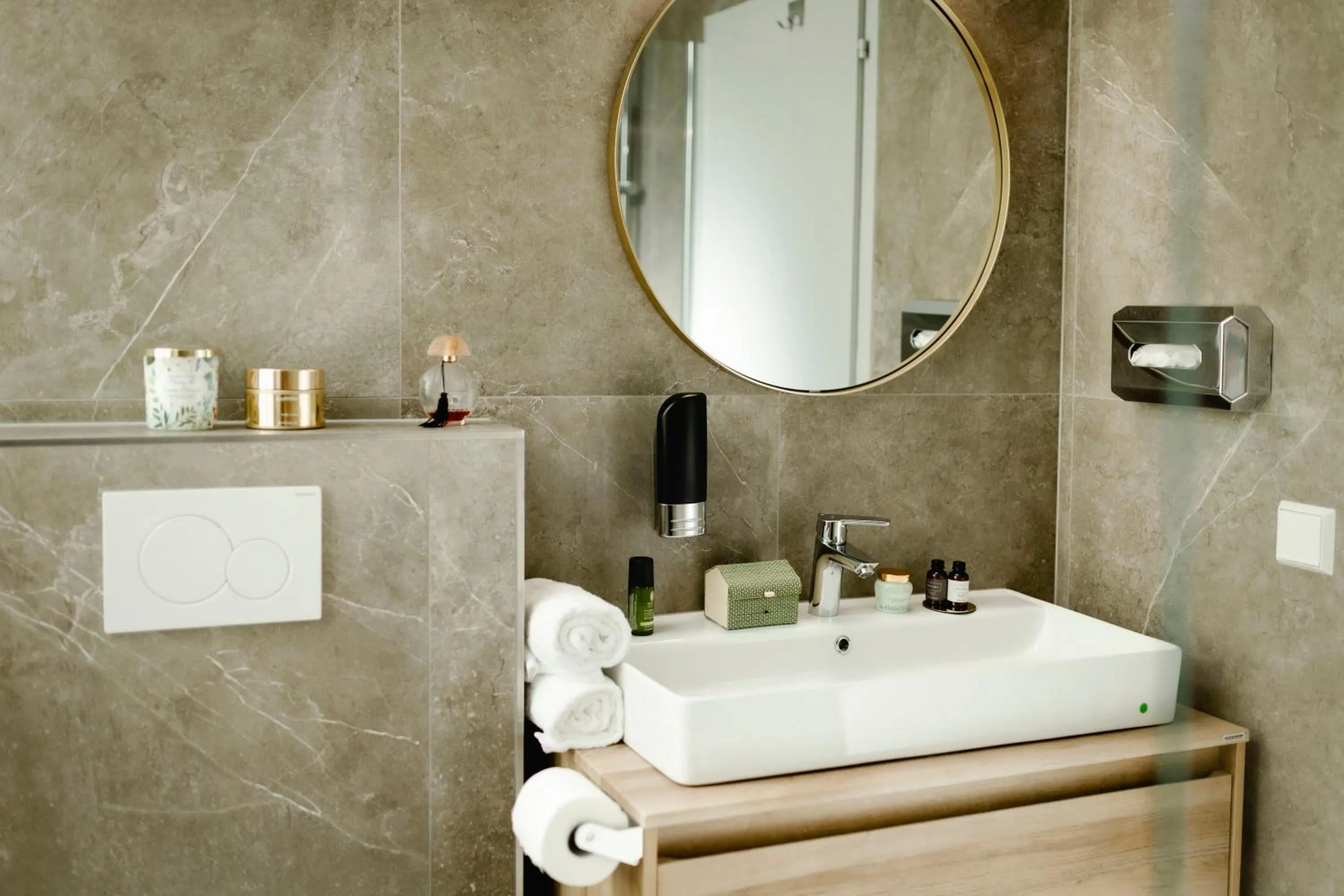 Bathroom in Boutiquehotel Hubertushof