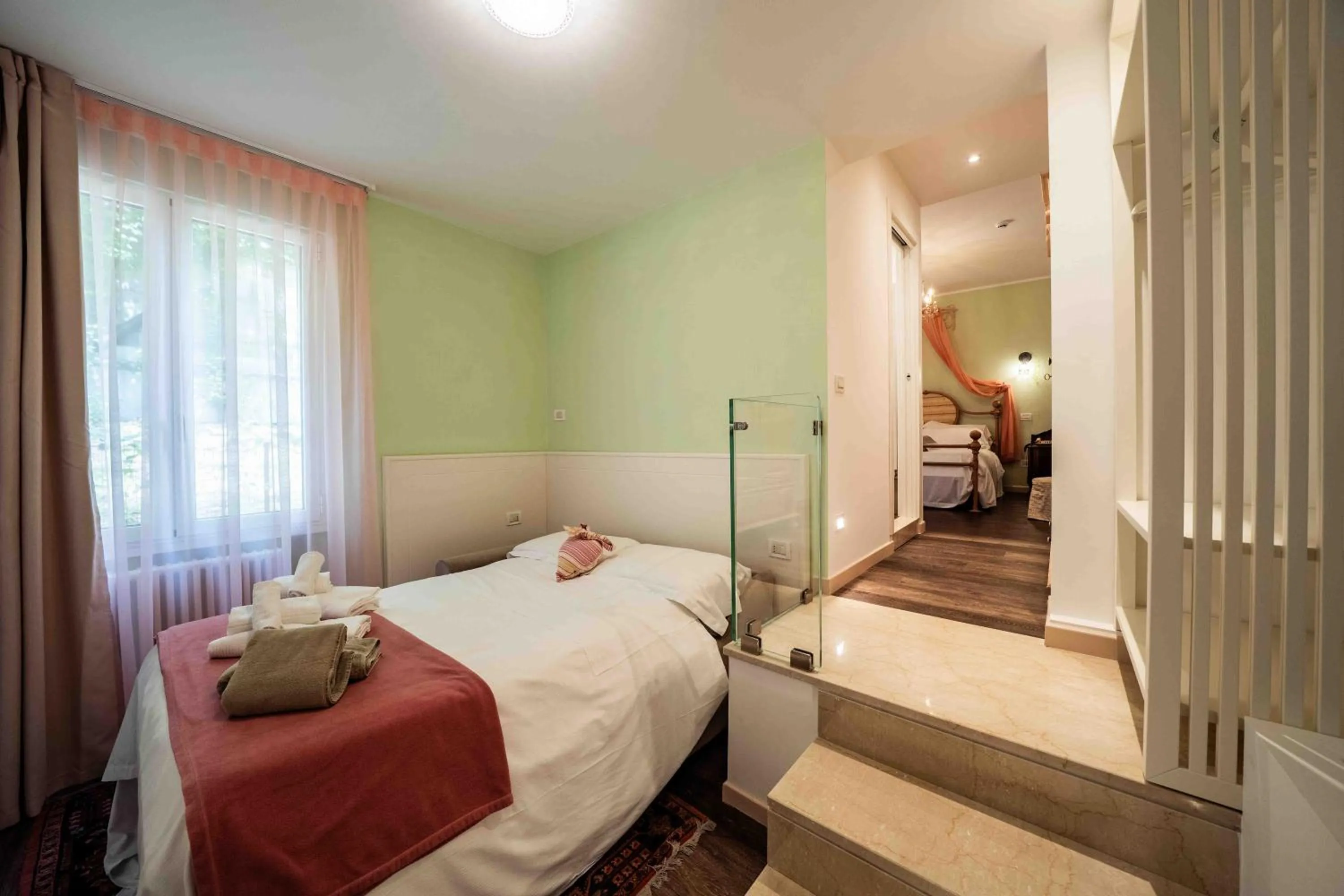 Bed in Hotel Serenella