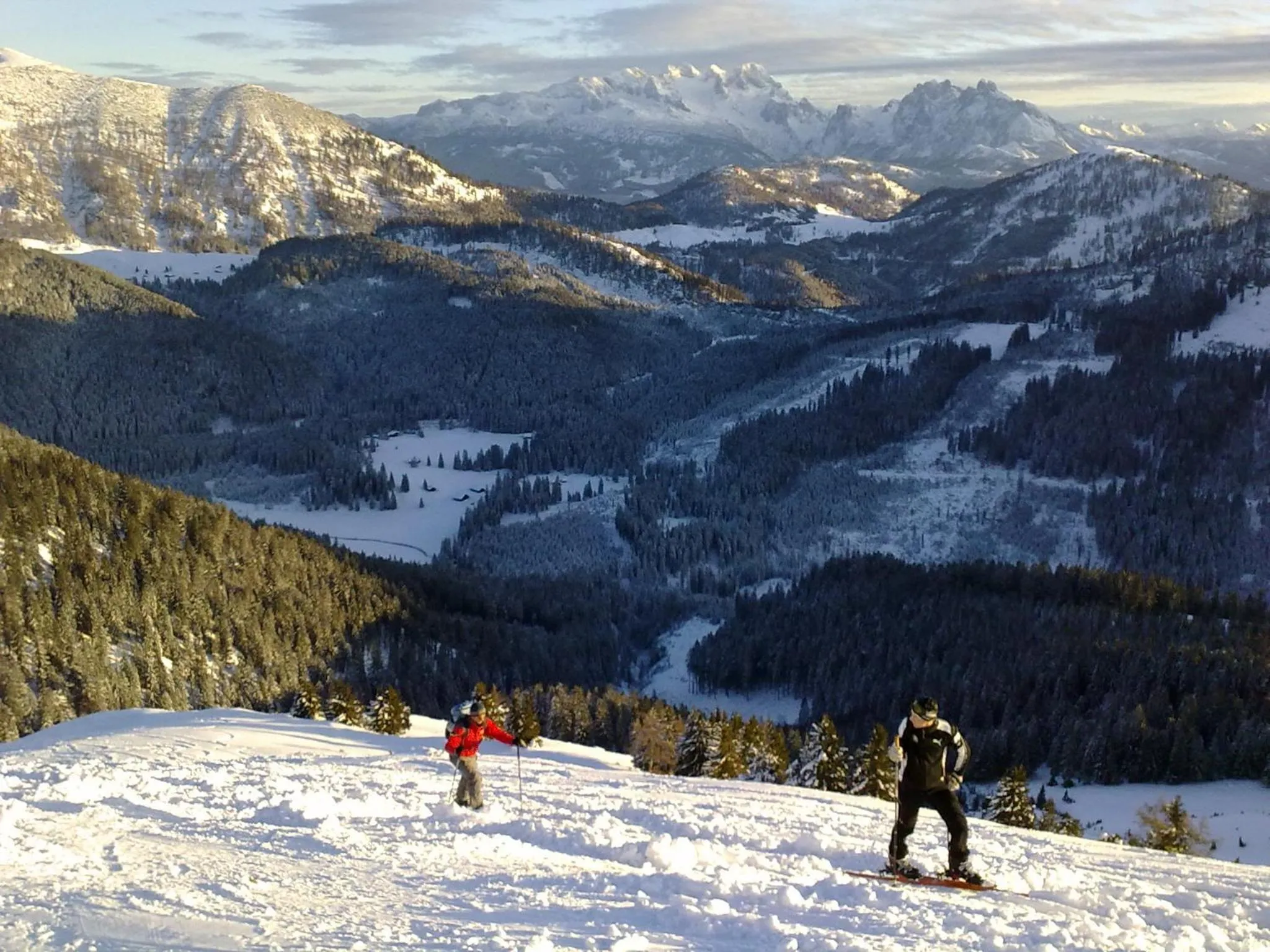Skiing in Villa Anzengruber