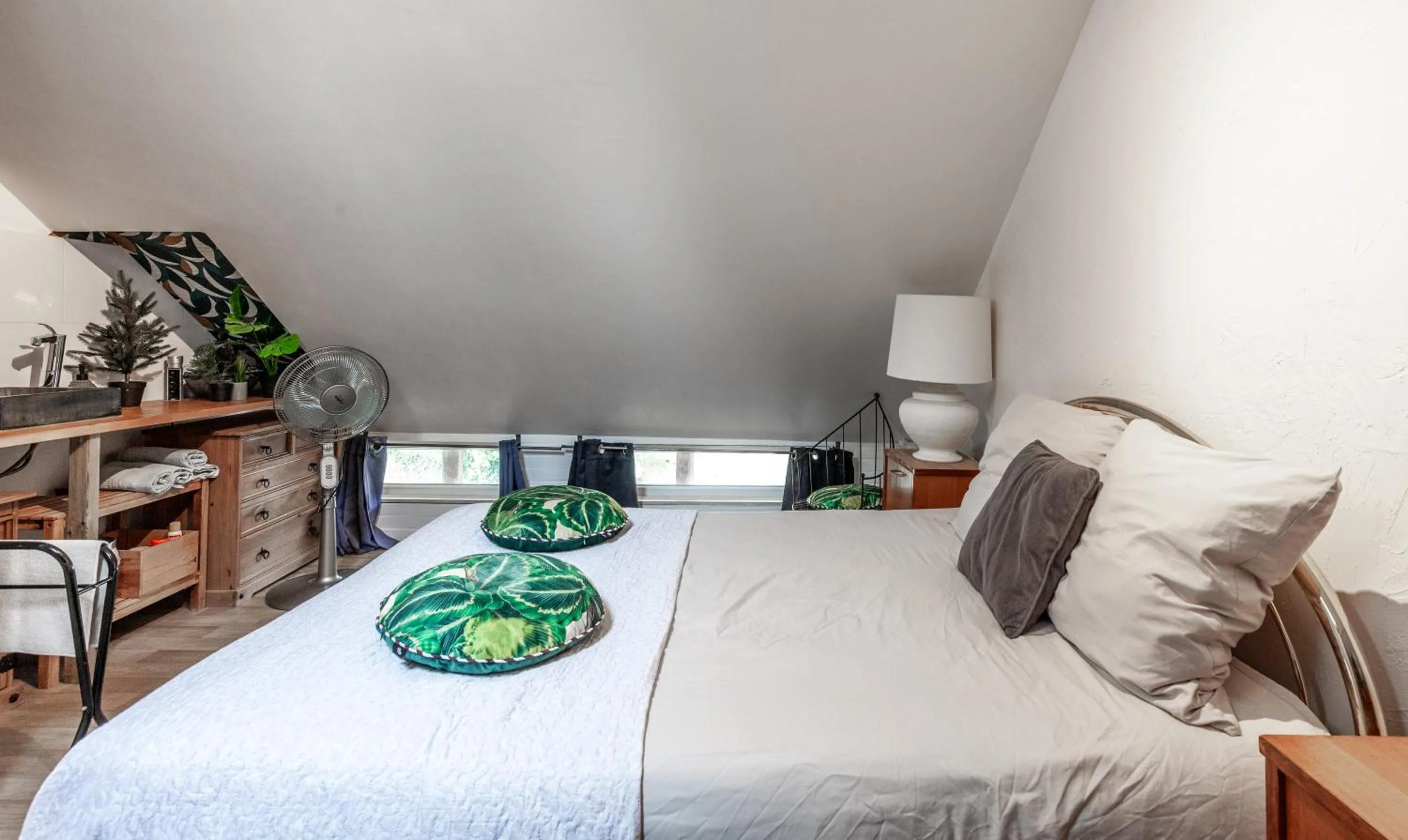 Bed in Espaces Gîtes
