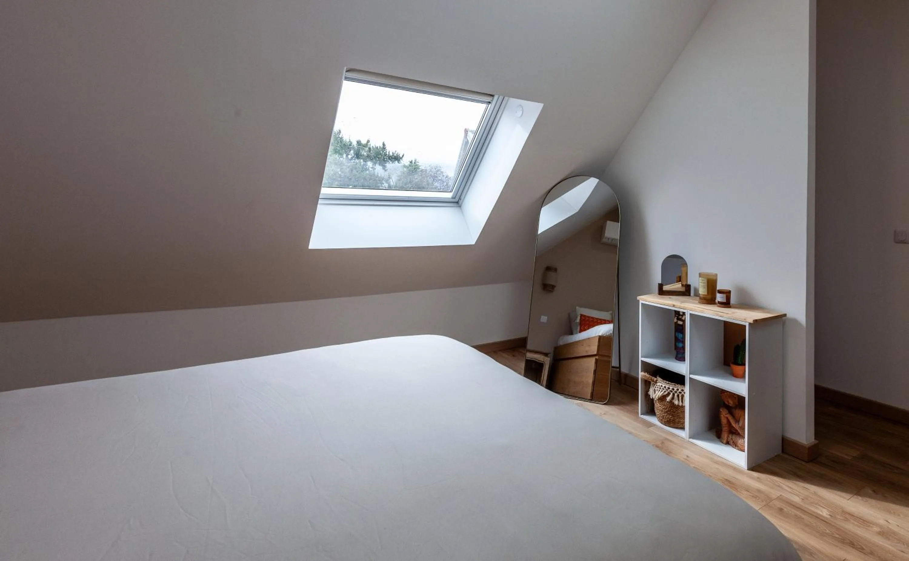 Bed in Espaces Gîtes