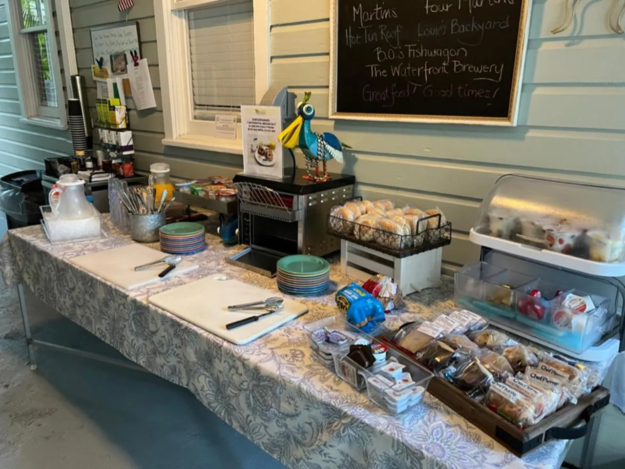 Continental breakfast in The Grand Guesthouse