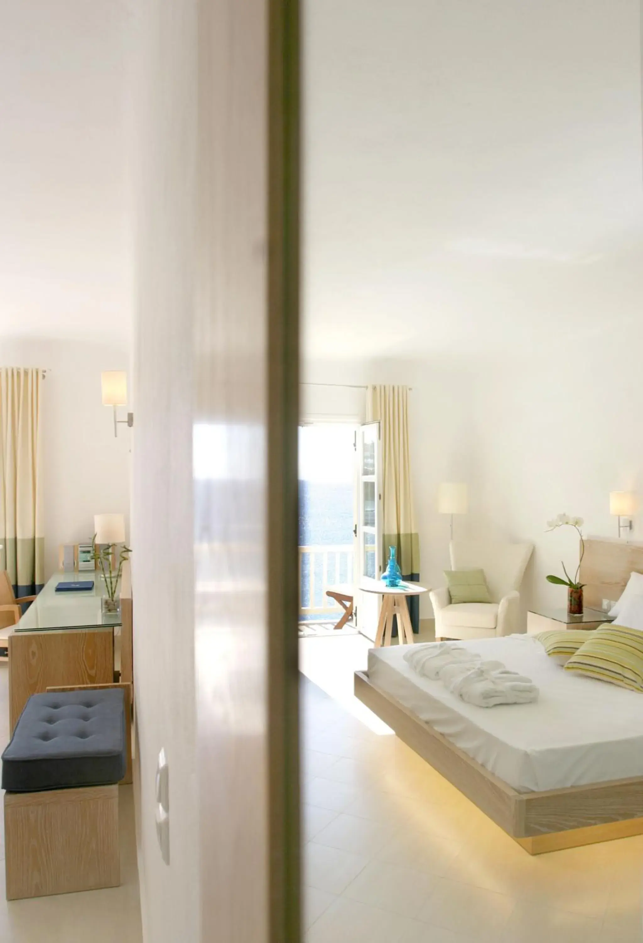 Bedroom, Bed in Petasos Beach Resort & Spa - Small Luxury Hotels of the World Bedroom, Bed in Petasos Beach Resort & Spa - Small Luxury Hotels of the World