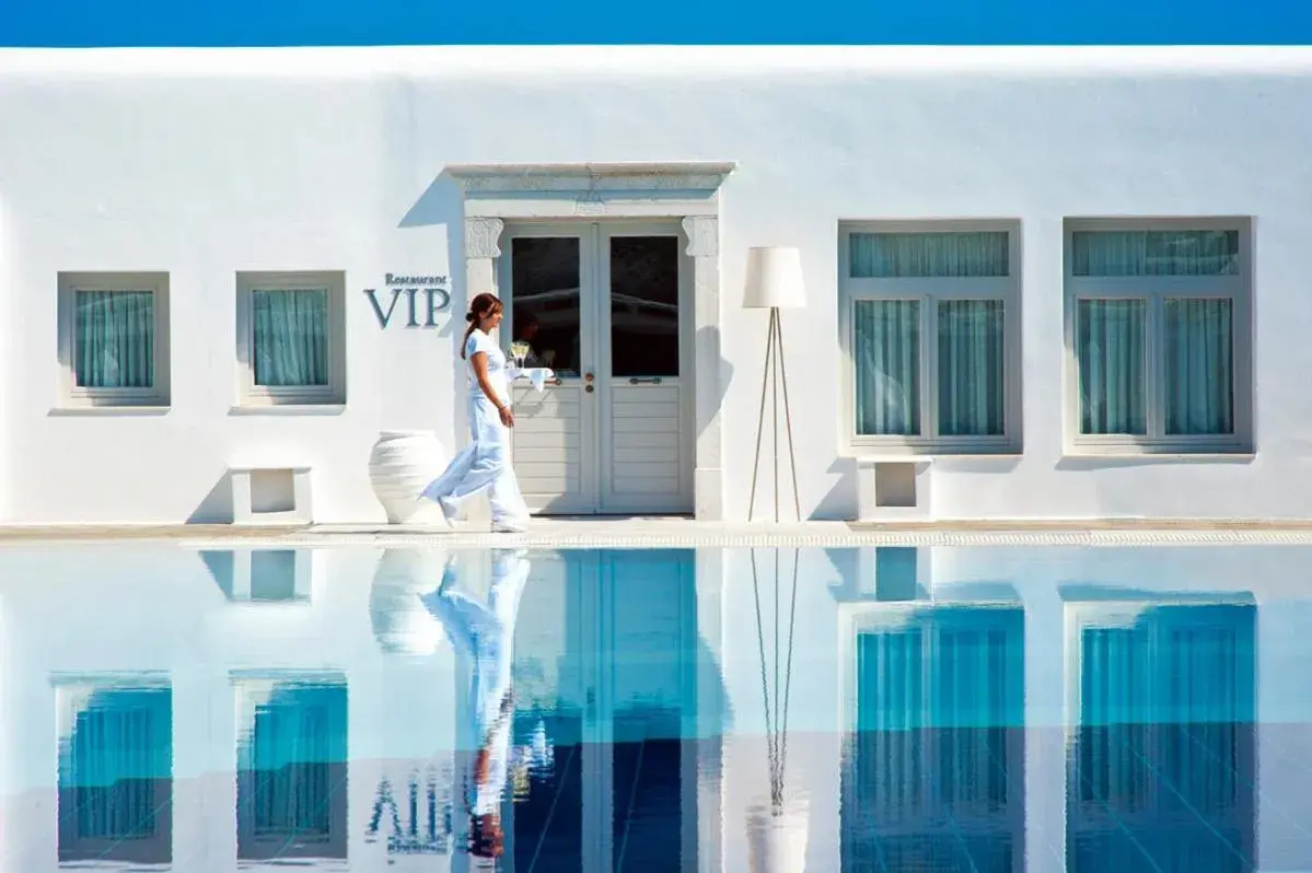 Swimming pool in Petasos Beach Resort & Spa - Small Luxury Hotels of the World Swimming pool in Petasos Beach Resort & Spa - Small Luxury Hotels of the World