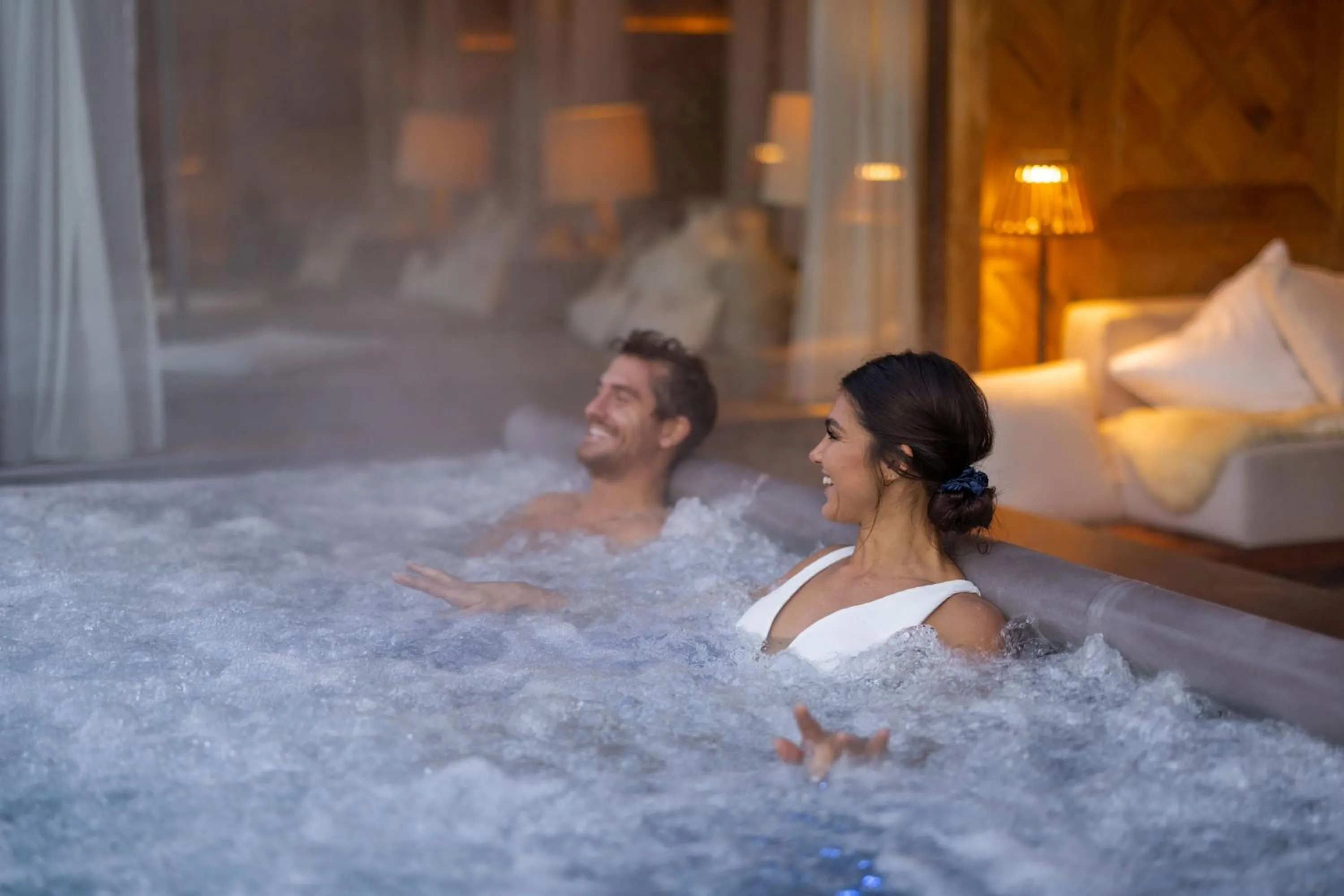 Swimming pool in Hotel Seevilla Wolfgangsee