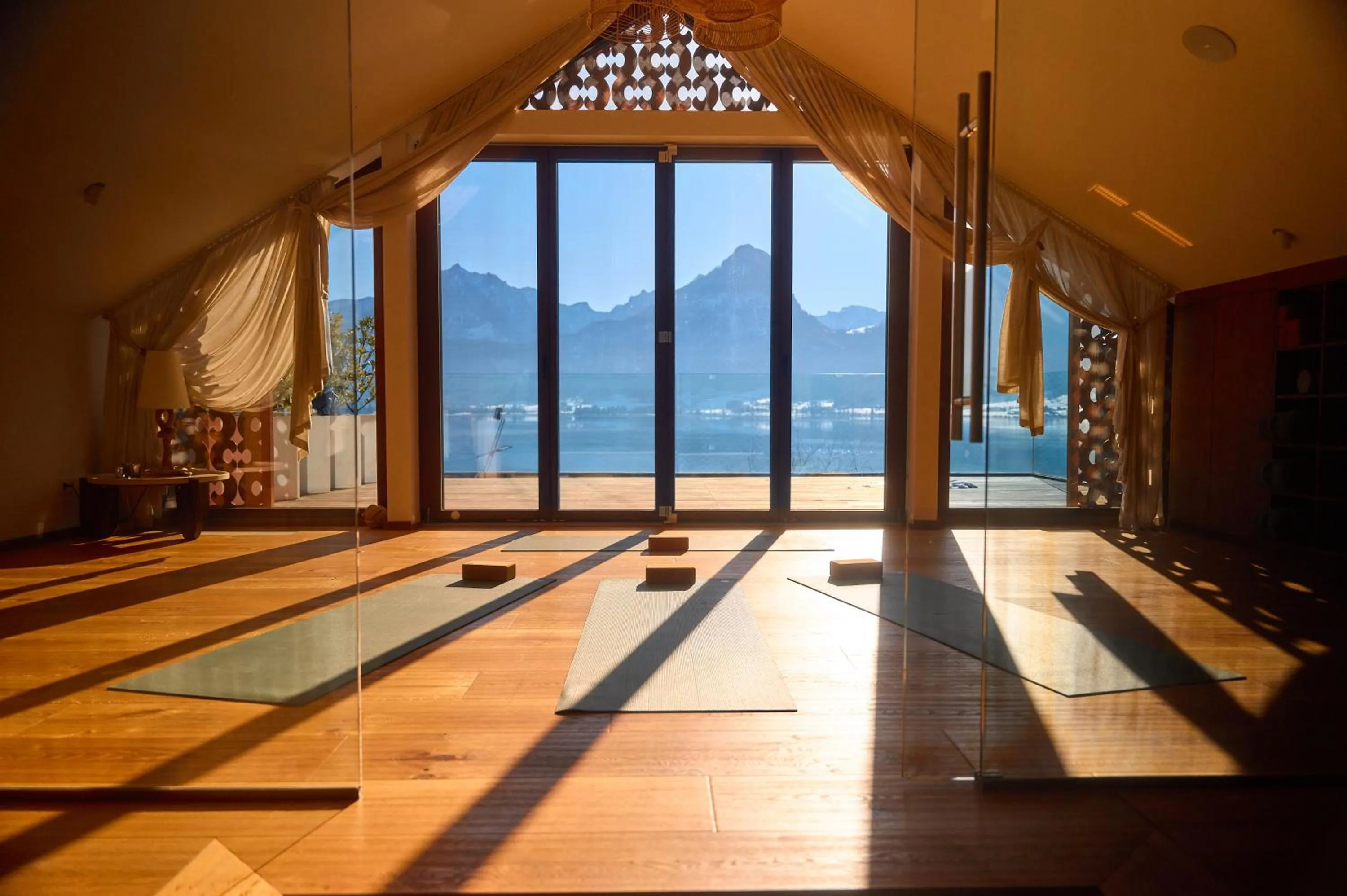 View (from property/room) in Hotel Seevilla Wolfgangsee