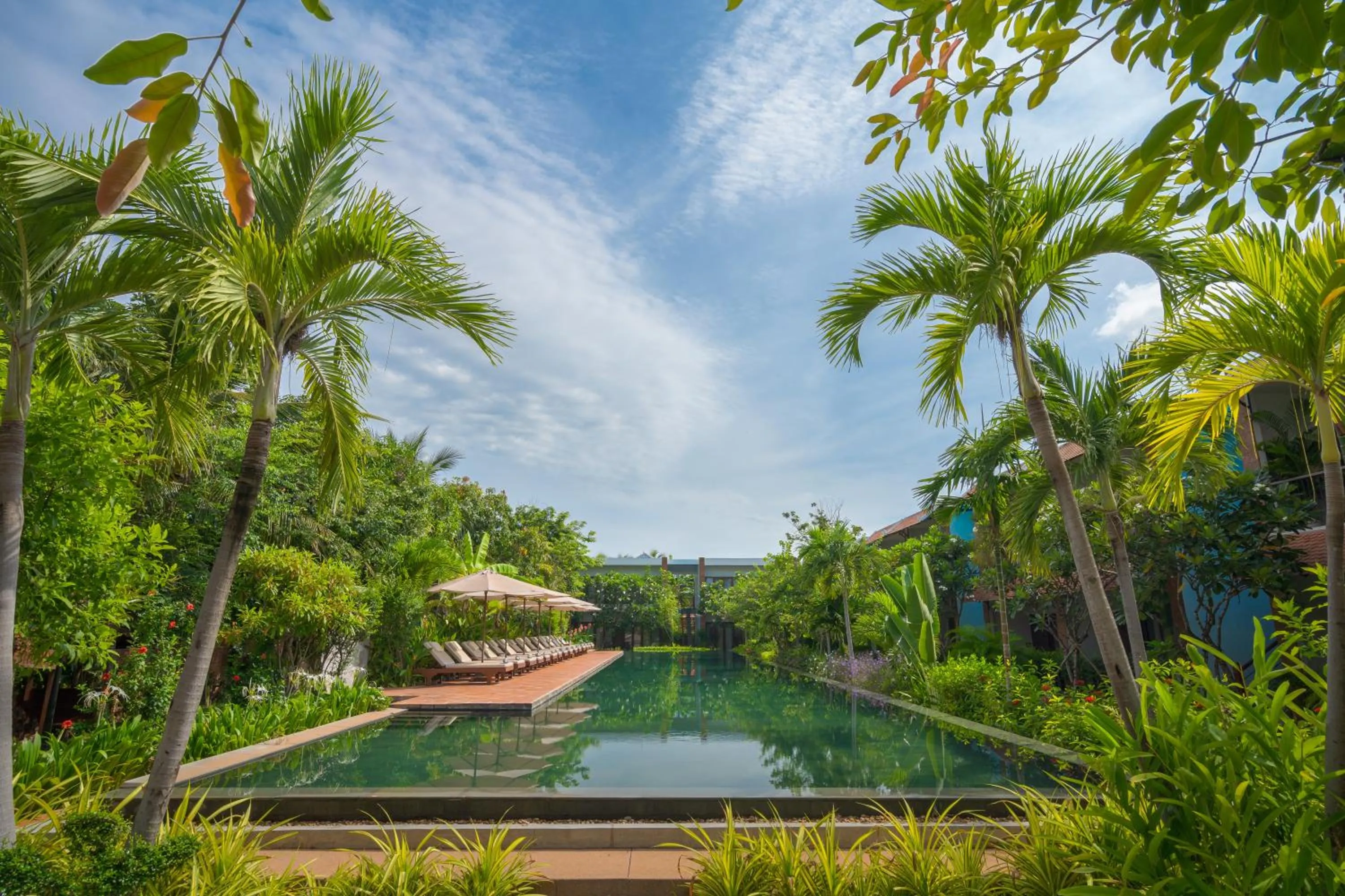 Swimming pool in Khmer House Resort