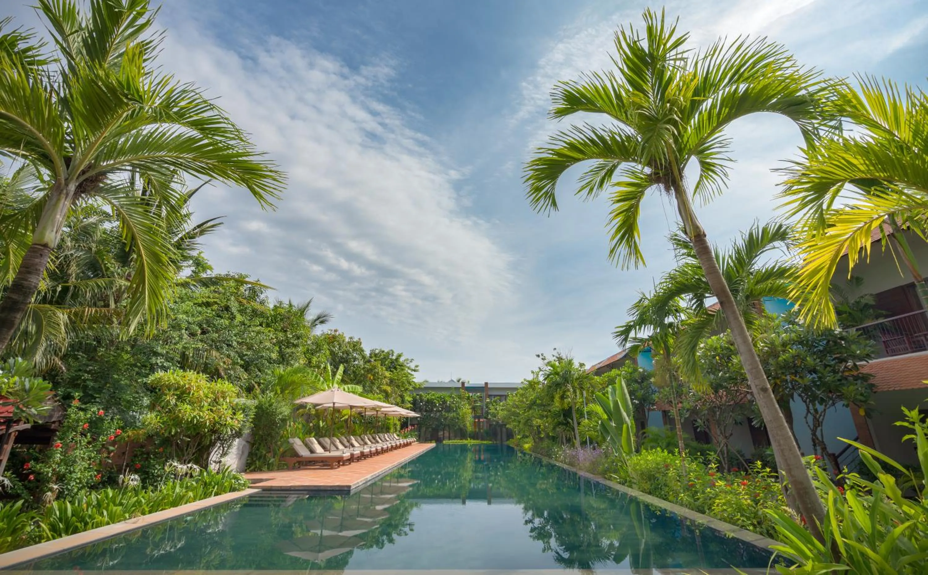 Property building in Khmer House Resort