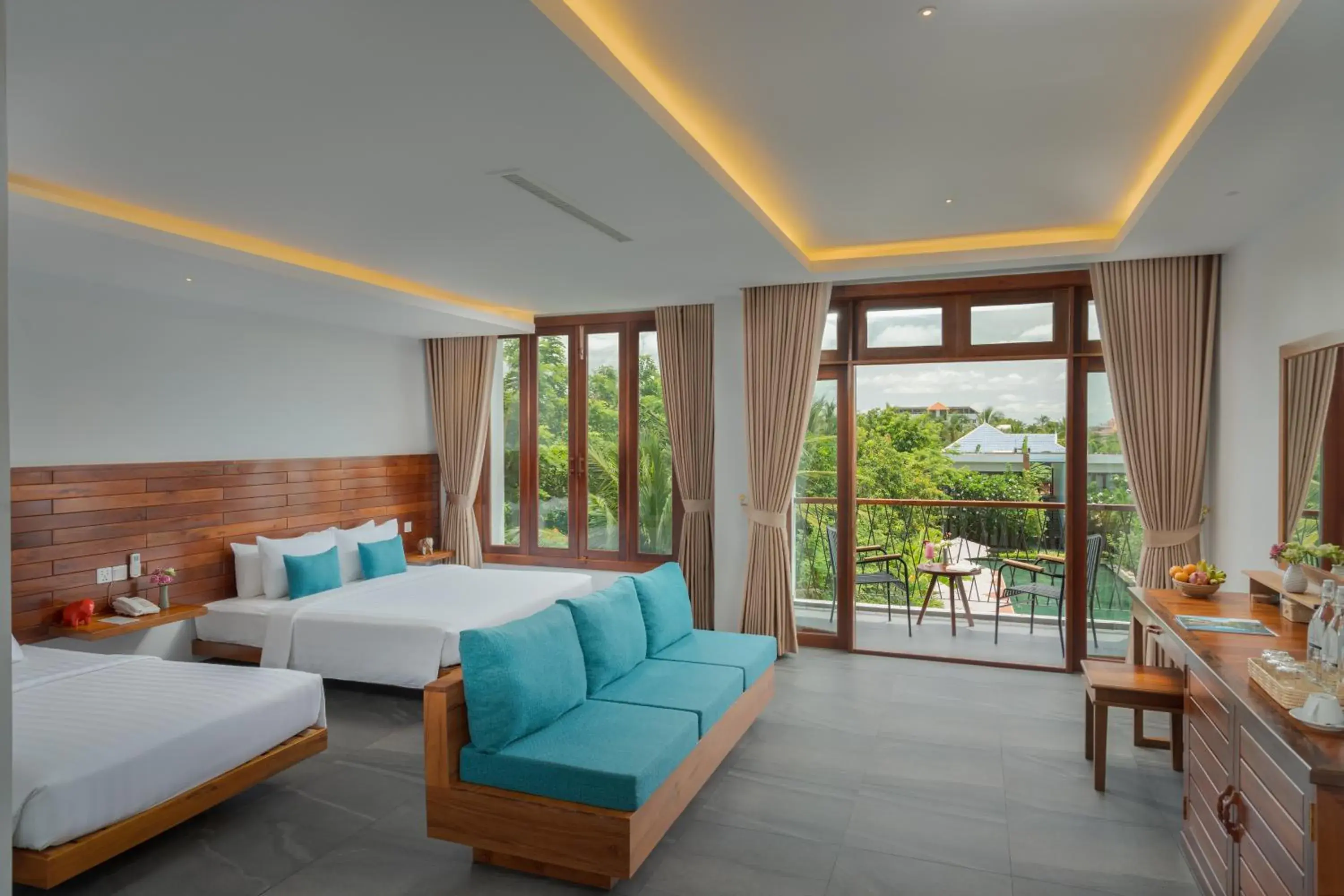 Balcony/Terrace, Bed in Khmer House Resort Balcony/Terrace, Bed in Khmer House Resort