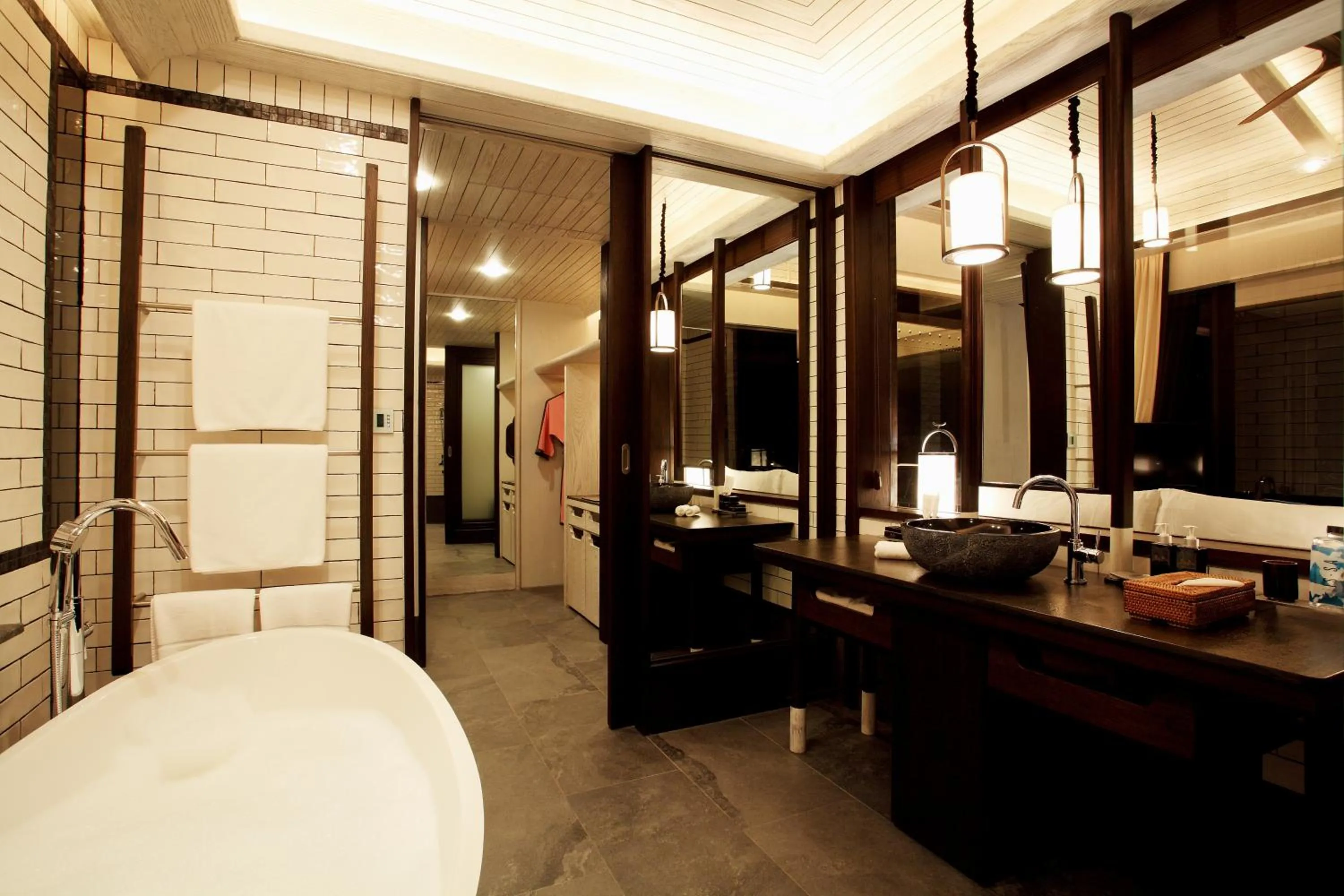 Bathroom in Baba Beach Club Natai Luxury Pool Villa Hotel by Sri panwa - SHA Plus