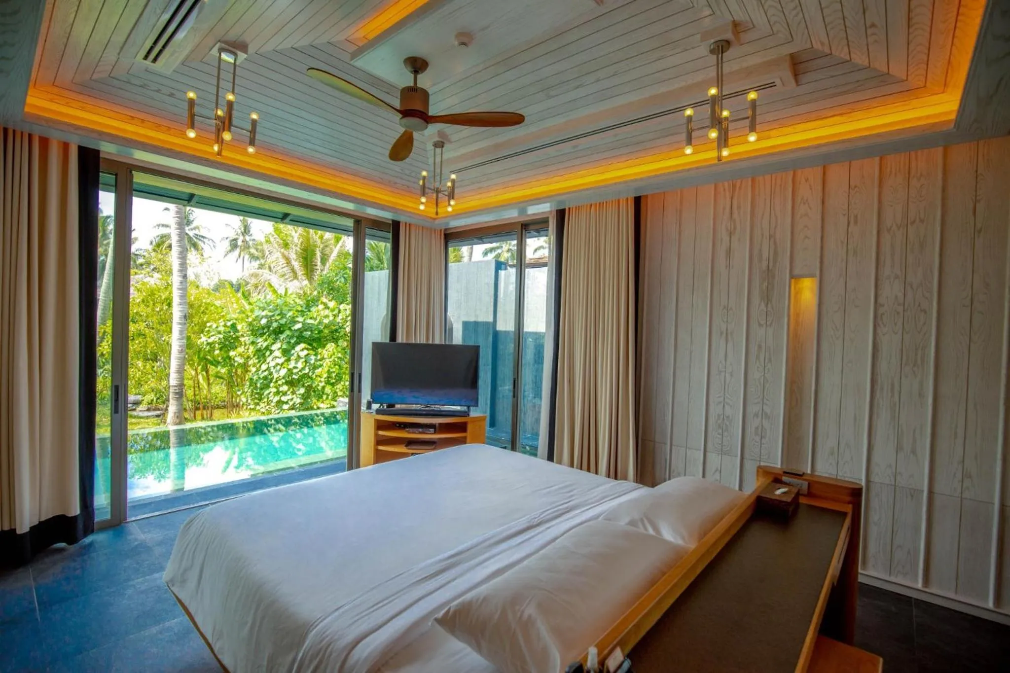Bedroom, Bed in Baba Beach Club Natai Luxury Pool Villa Hotel by Sri panwa - SHA Plus