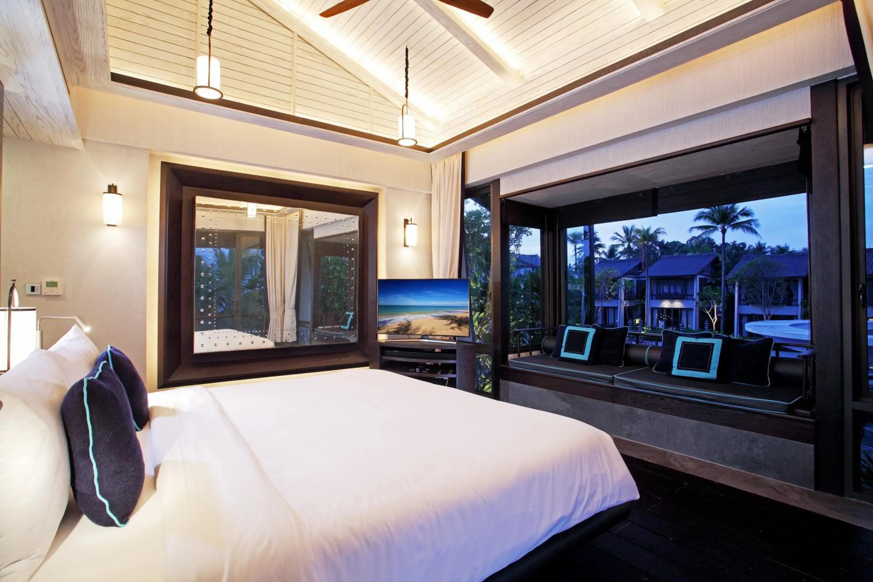 Bed in Baba Beach Club Natai Luxury Pool Villa Hotel by Sri panwa - SHA Plus