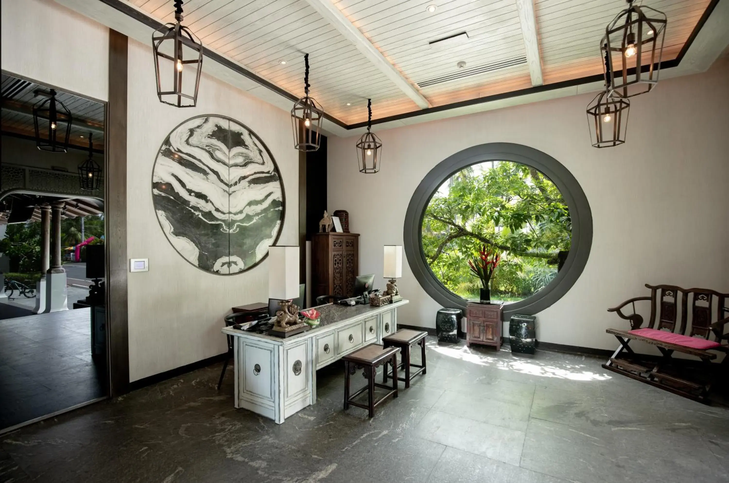 Lobby or reception in Baba Beach Club Natai Luxury Pool Villa Hotel by Sri panwa - SHA Plus Lobby or reception in Baba Beach Club Natai Luxury Pool Villa Hotel by Sri panwa - SHA Plus