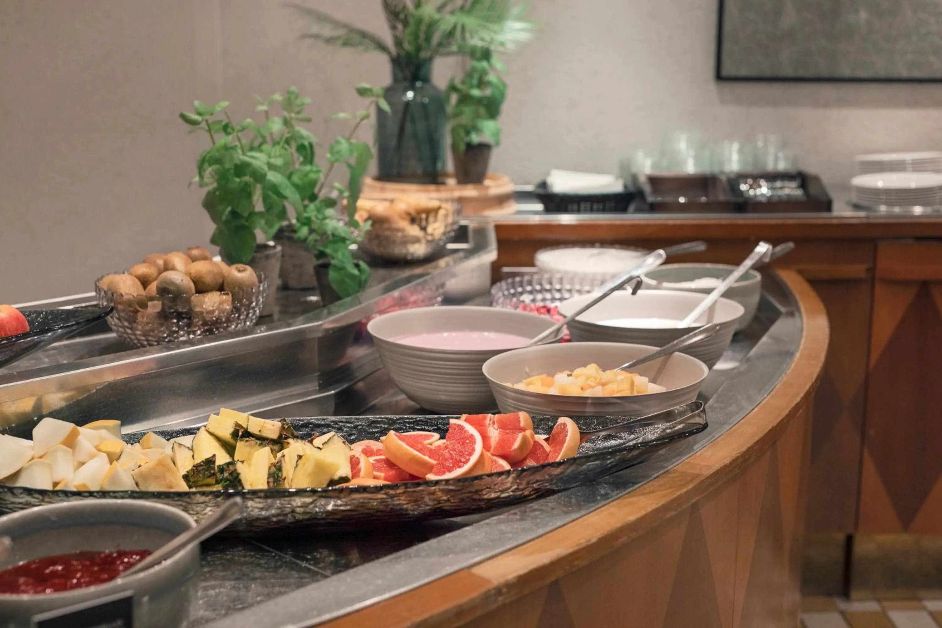 Buffet breakfast in Holiday Club Turun Caribia Superior Apartments