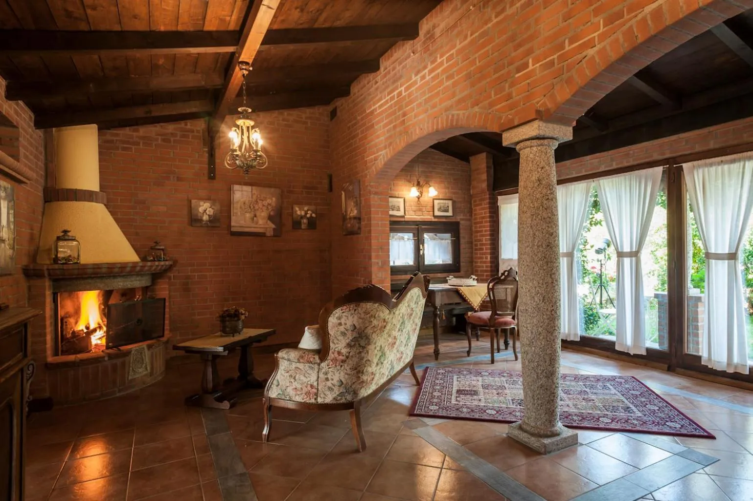 Living room in Podere Sant'Angelo
