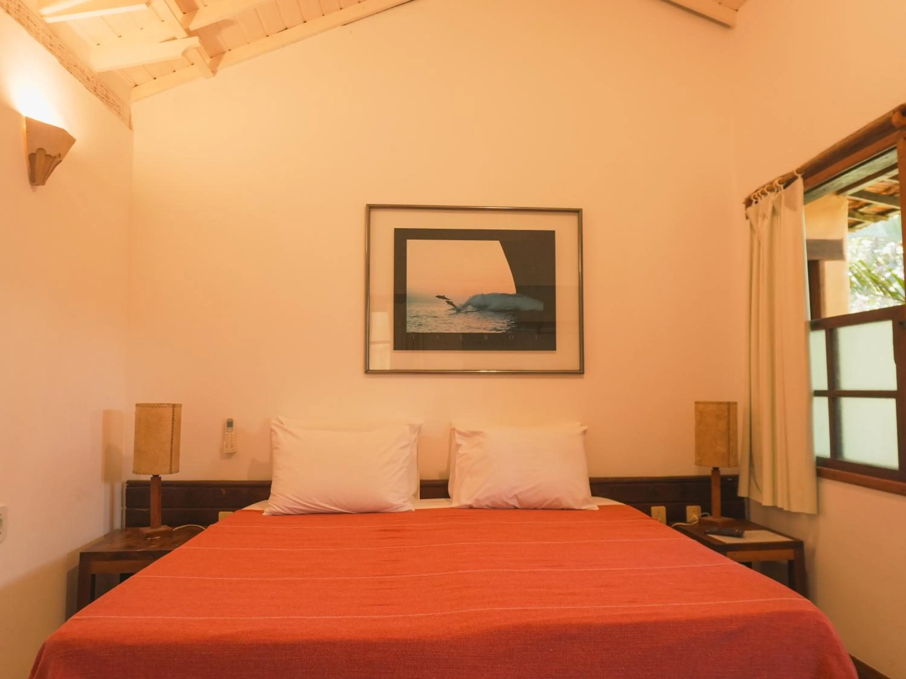 Bed in Pousada Erva Doce