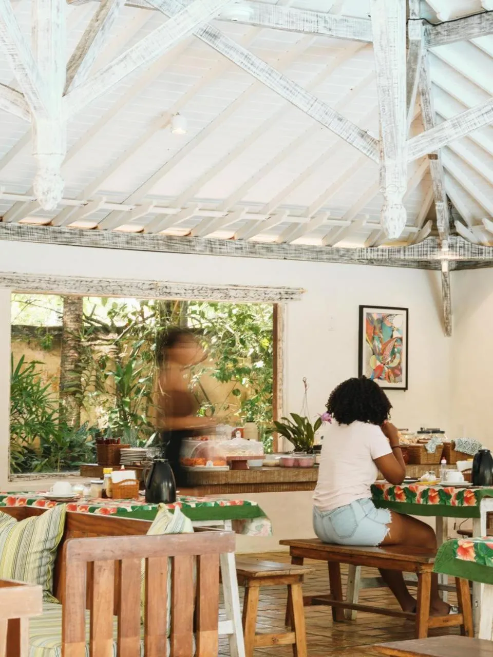 Dining area in Pousada Erva Doce