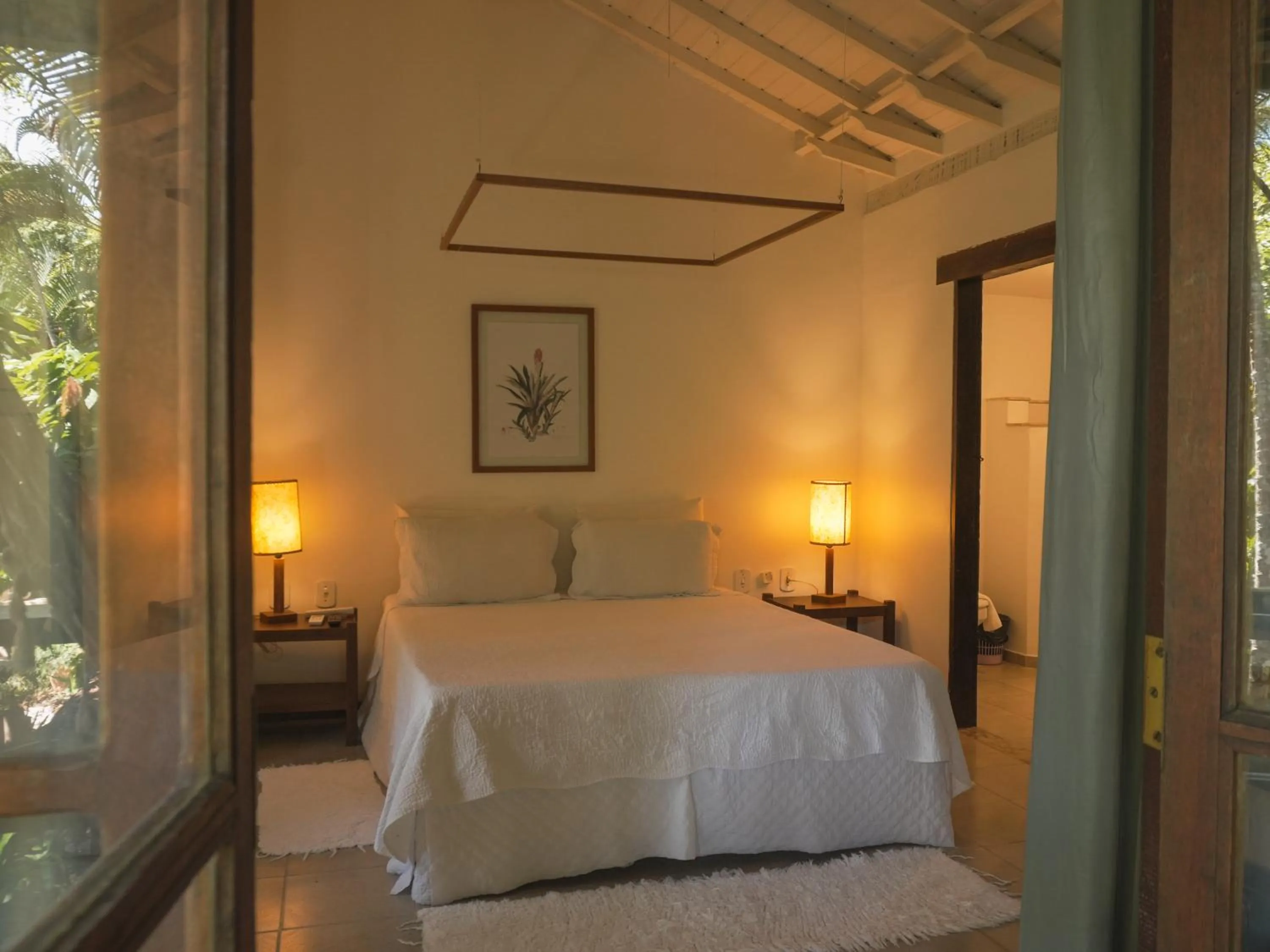 Bed in Pousada Erva Doce