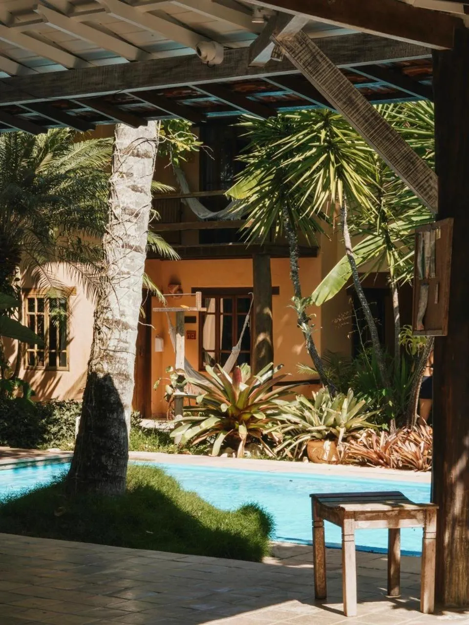 Garden view in Pousada Erva Doce