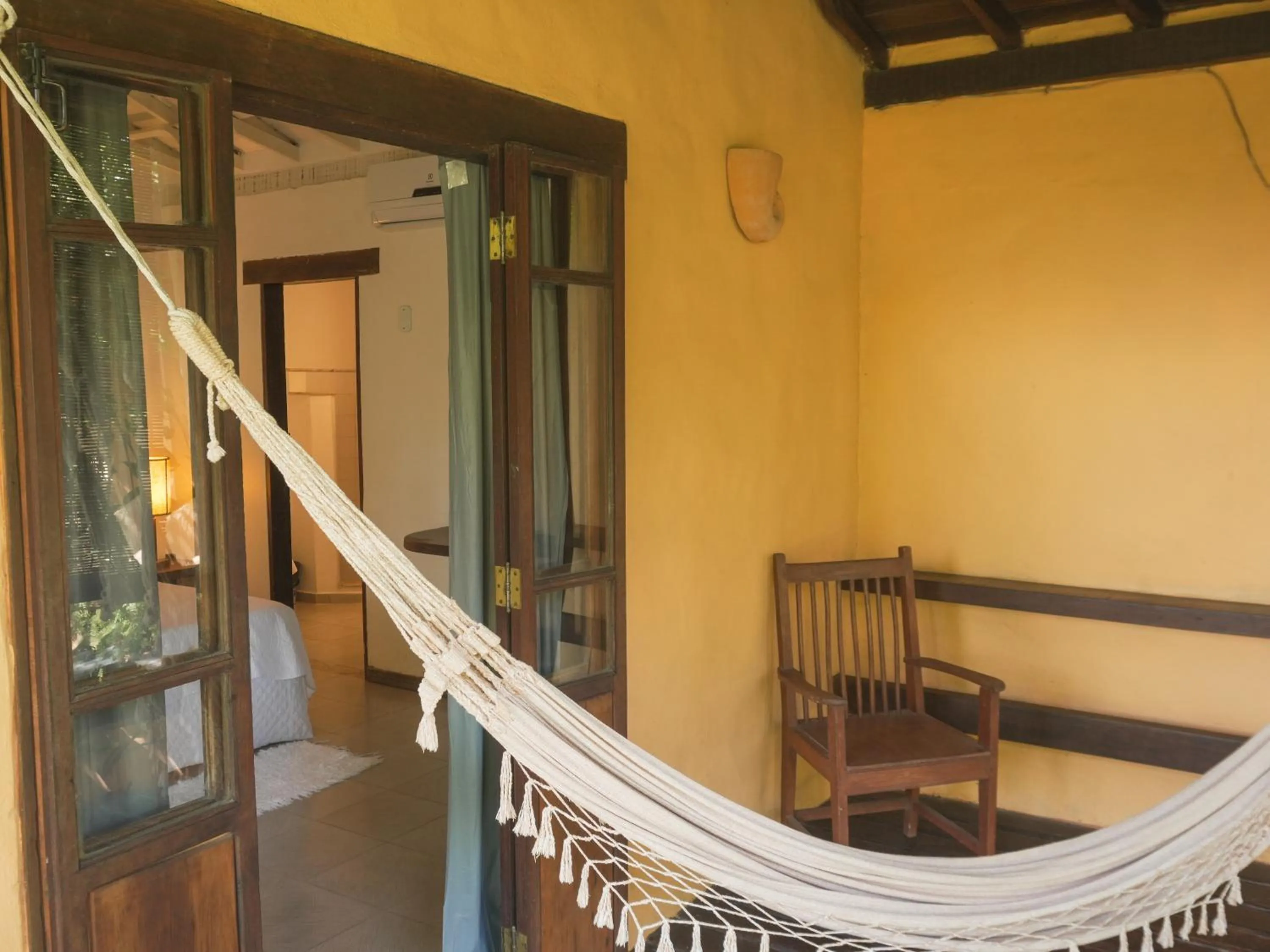 Balcony/Terrace in Pousada Erva Doce