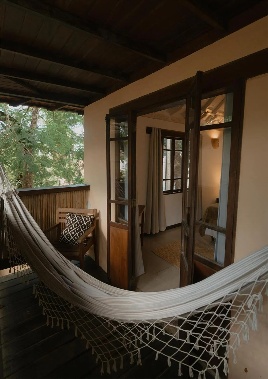 Balcony/Terrace in Pousada Erva Doce