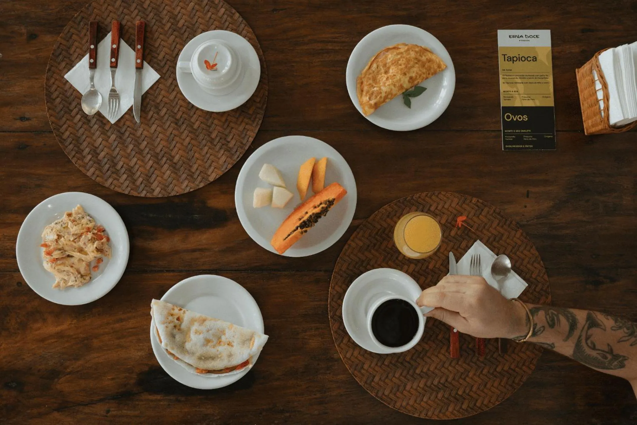 Breakfast in Pousada Erva Doce