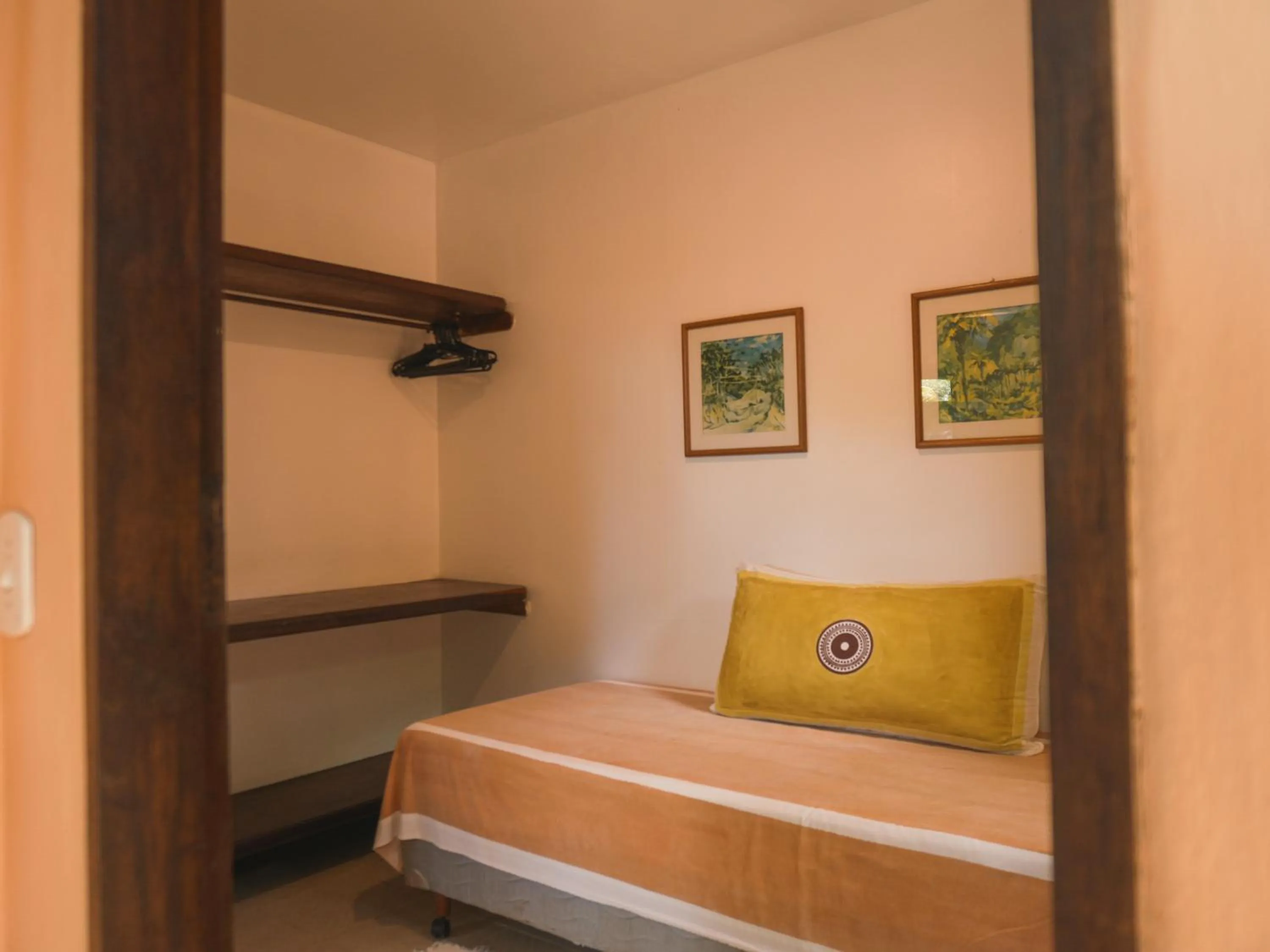 Bed in Pousada Erva Doce