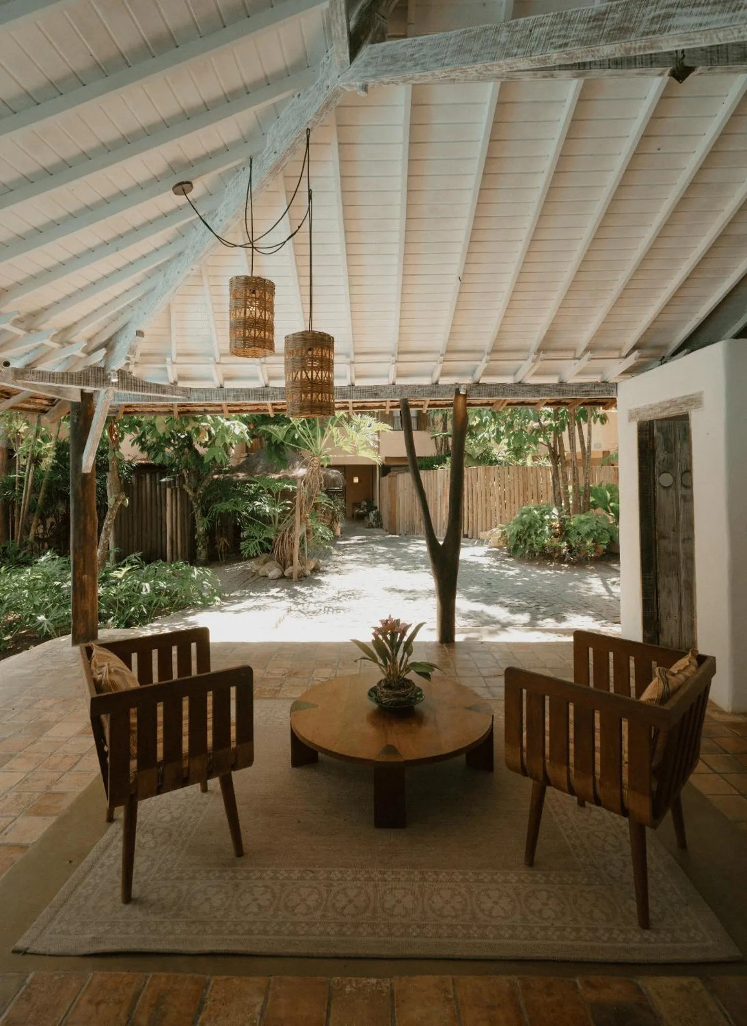 Living room in Pousada Erva Doce