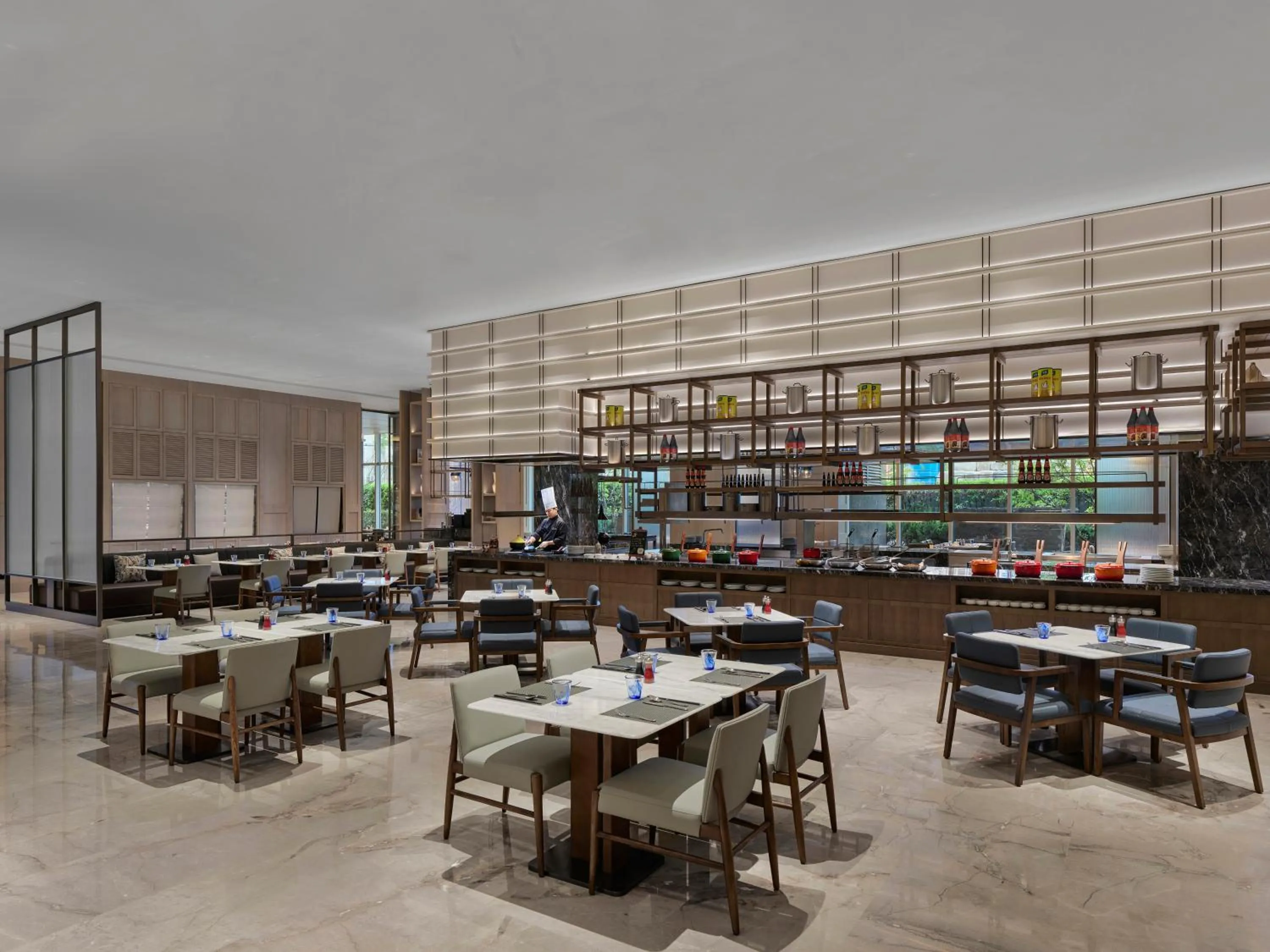 Restaurant/places to eat in Shanghai Marriott Hotel Yangpu Riverside