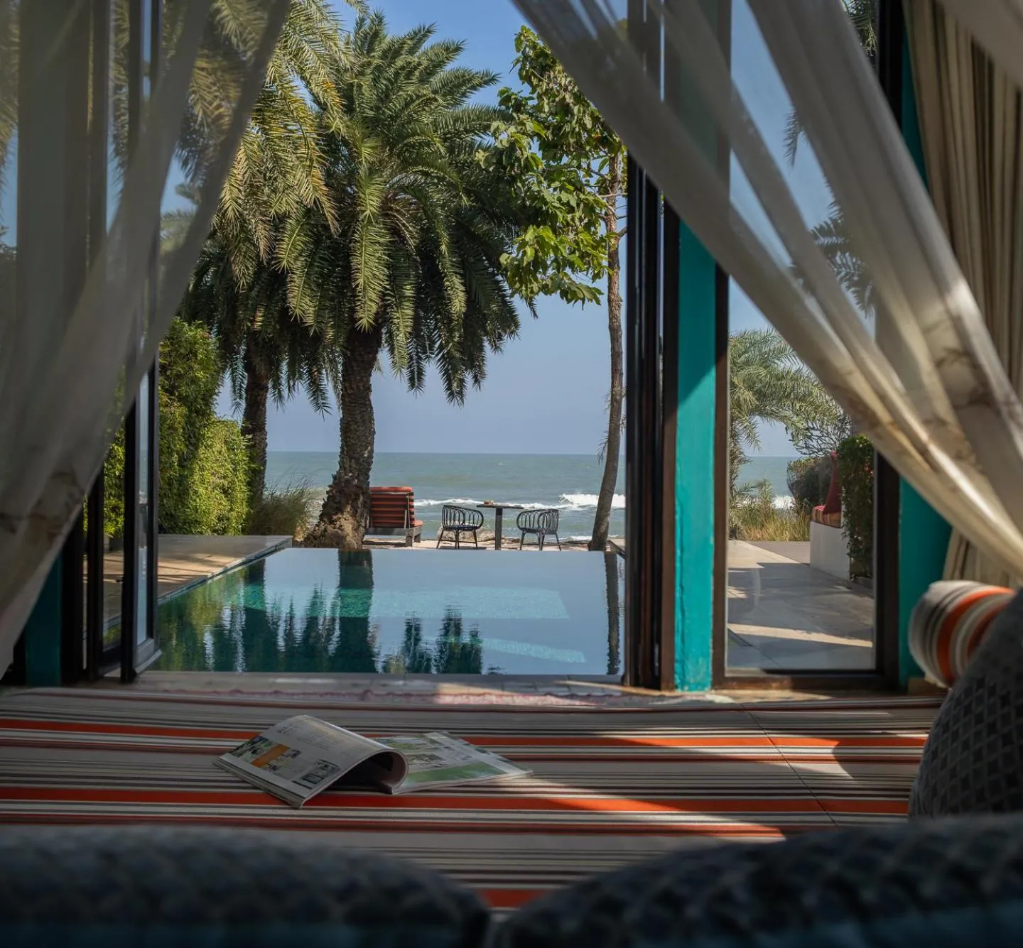 Seating area in Villa Maroc Resort