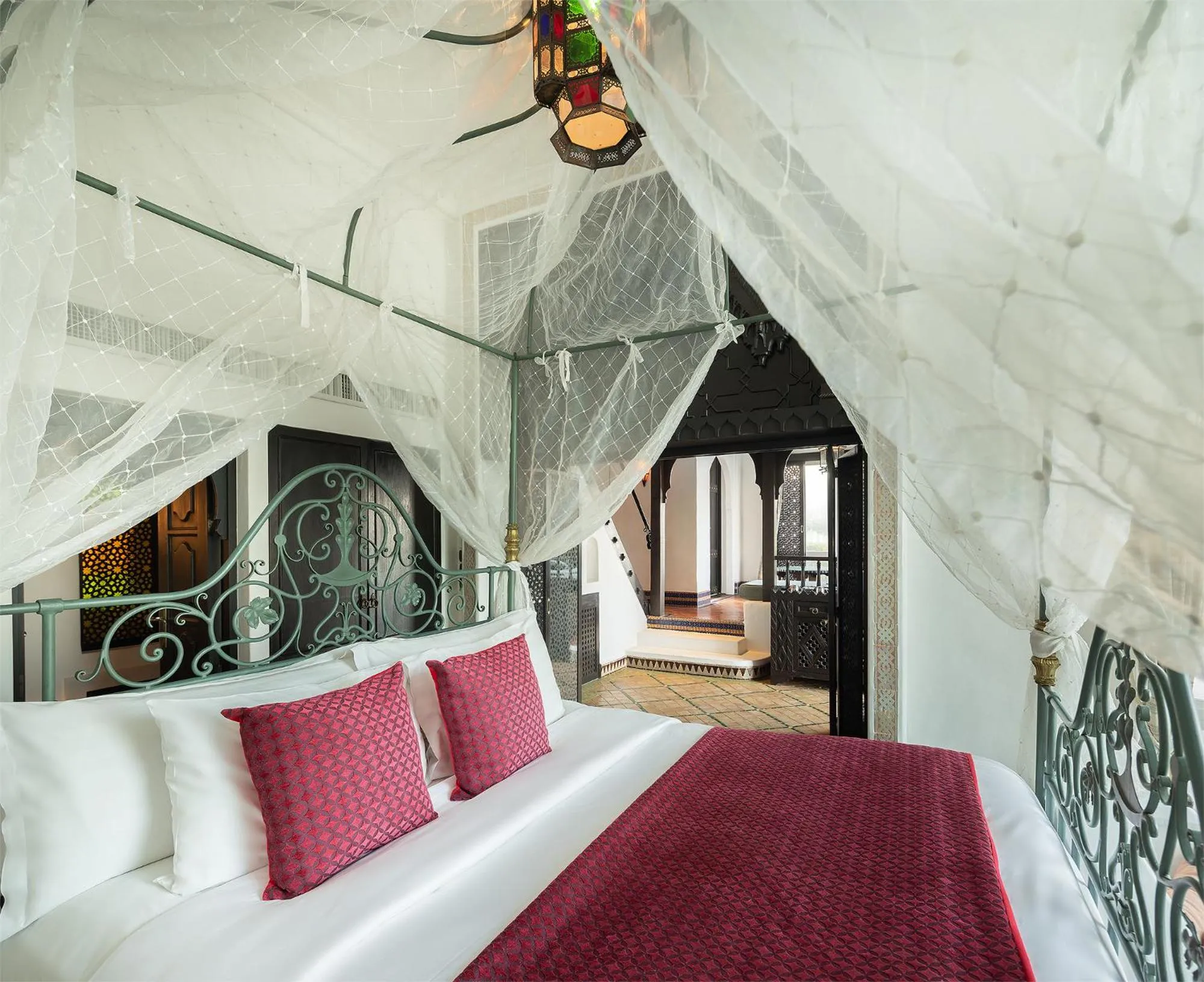 Bed in Villa Maroc Resort