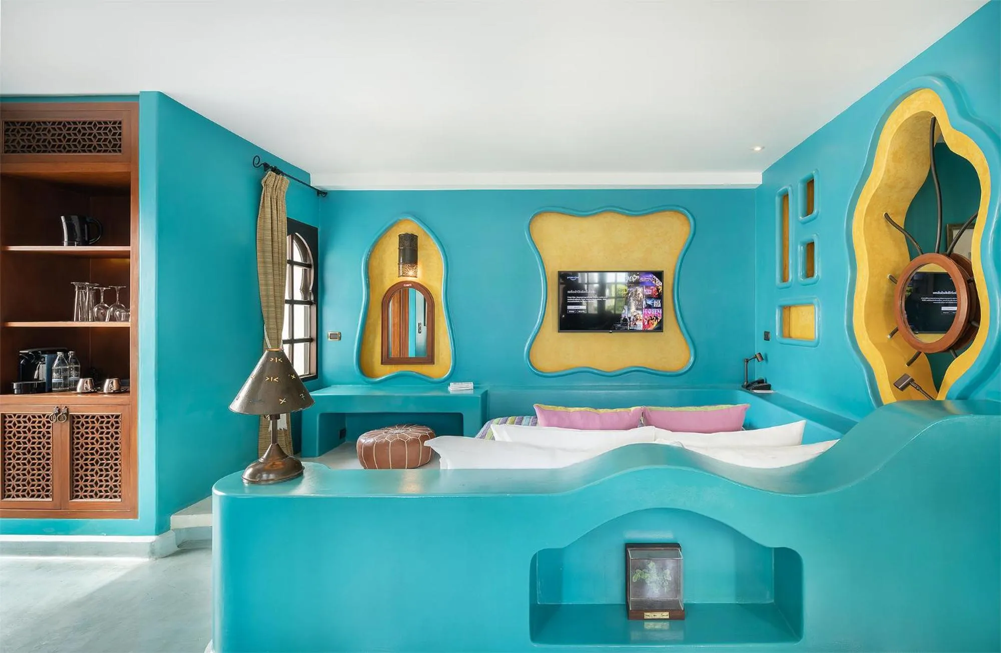 TV and multimedia, Bed in Villa Maroc Resort