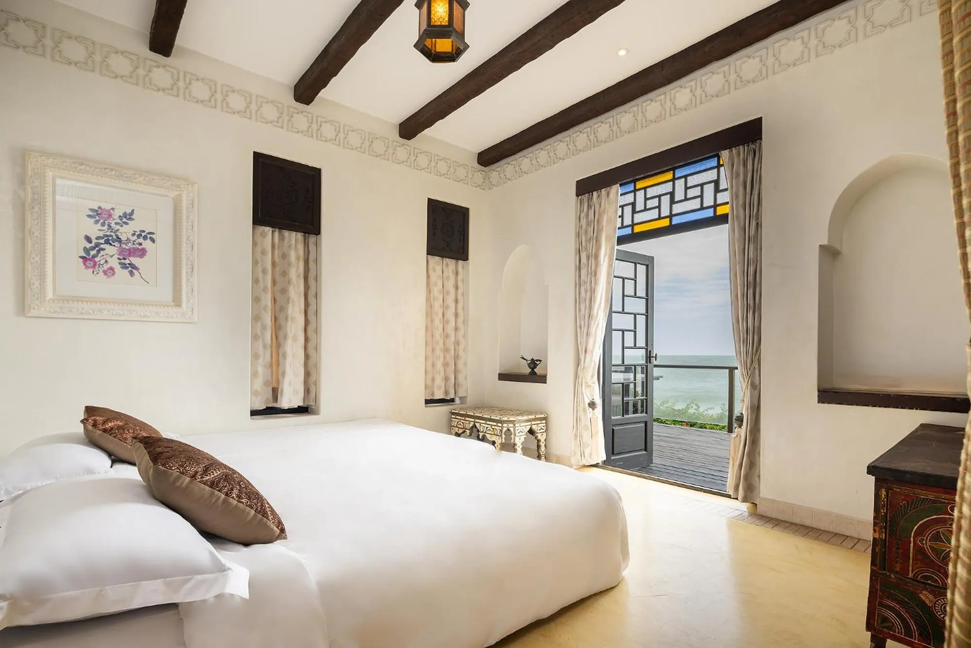 Bed in Villa Maroc Resort