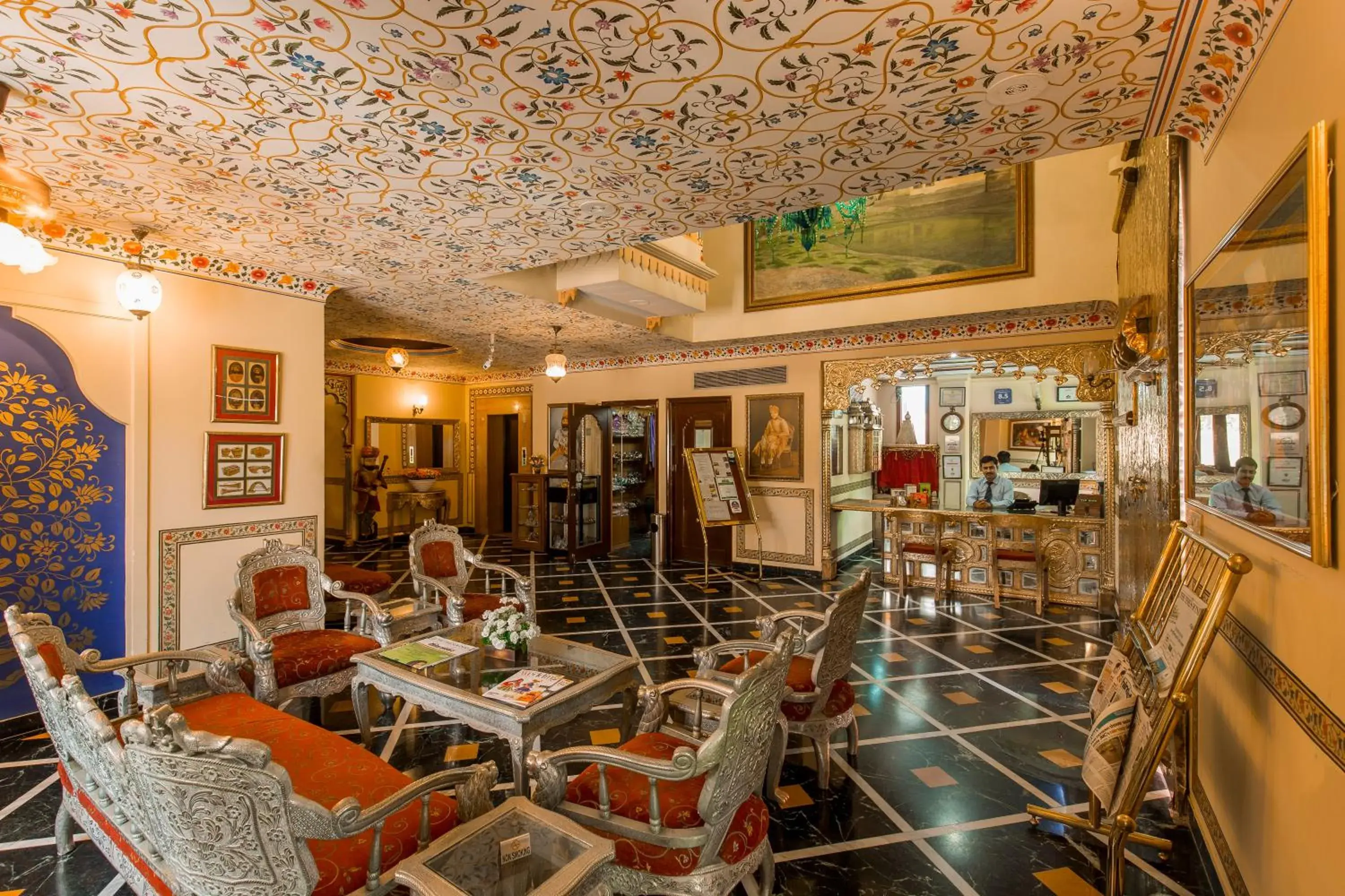 Lobby or reception in Umaid Mahal - A Heritage Style Boutique Hotel Lobby or reception in Umaid Mahal - A Heritage Style Boutique Hotel