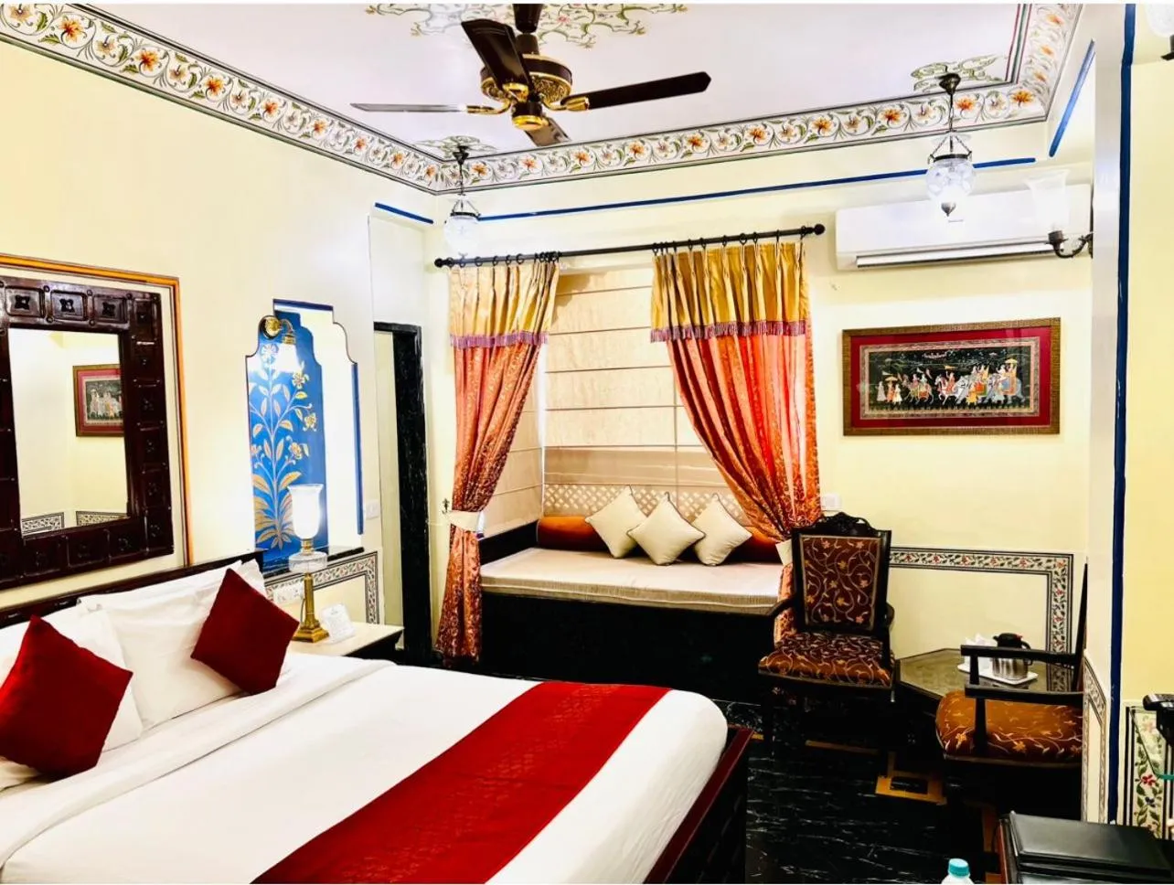 Bed in Umaid Mahal - A Heritage Style Boutique Hotel