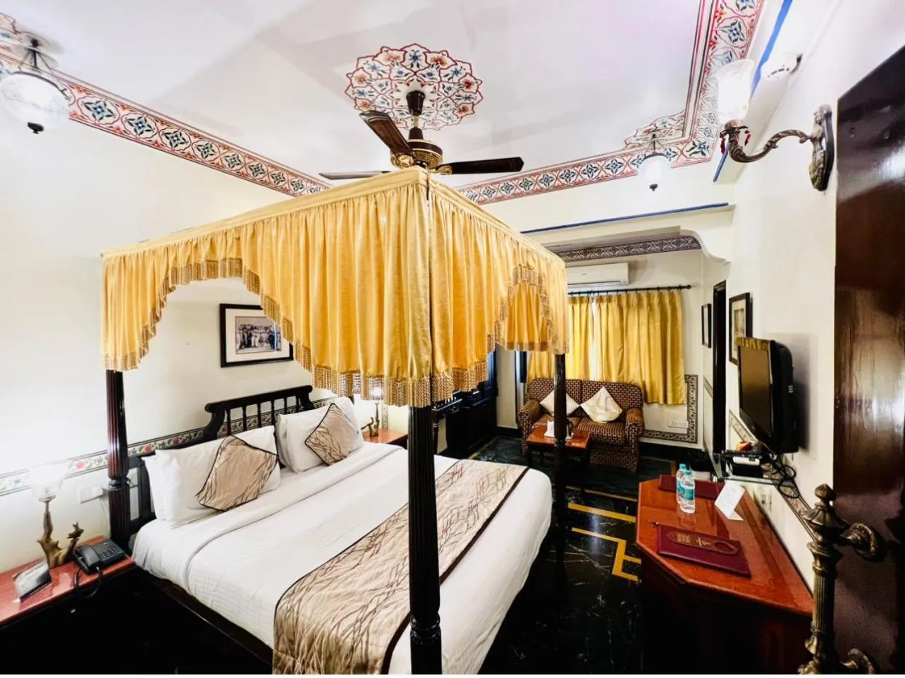 Bed in Umaid Mahal - A Heritage Style Boutique Hotel