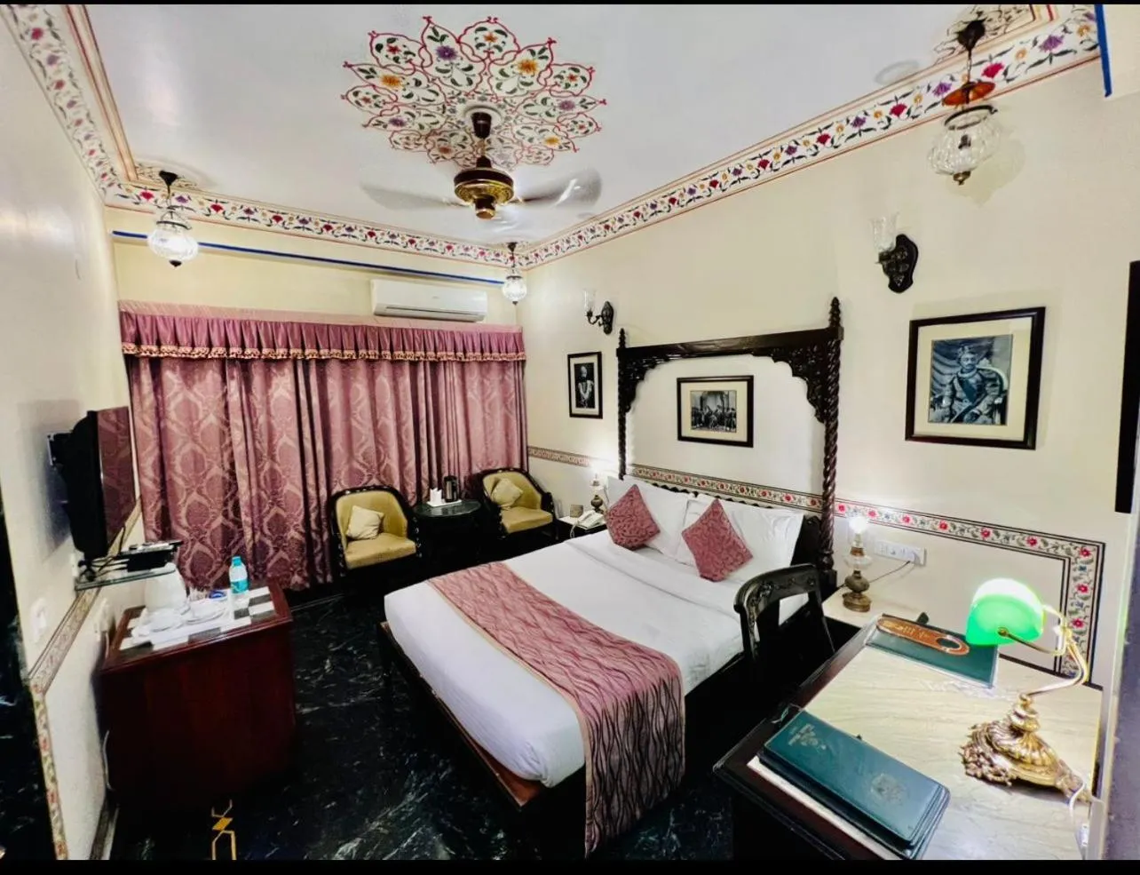 Bed in Umaid Mahal - A Heritage Style Boutique Hotel