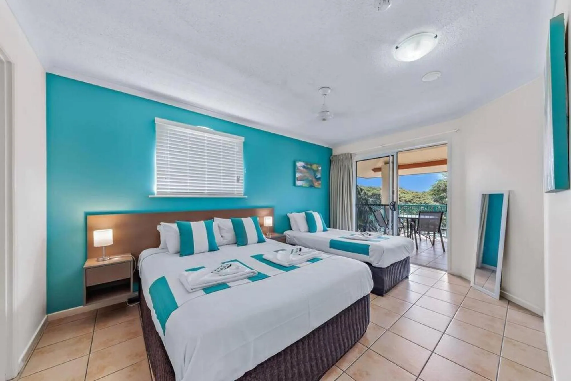 Bed in Shingley Beach Resort - Whitsundays