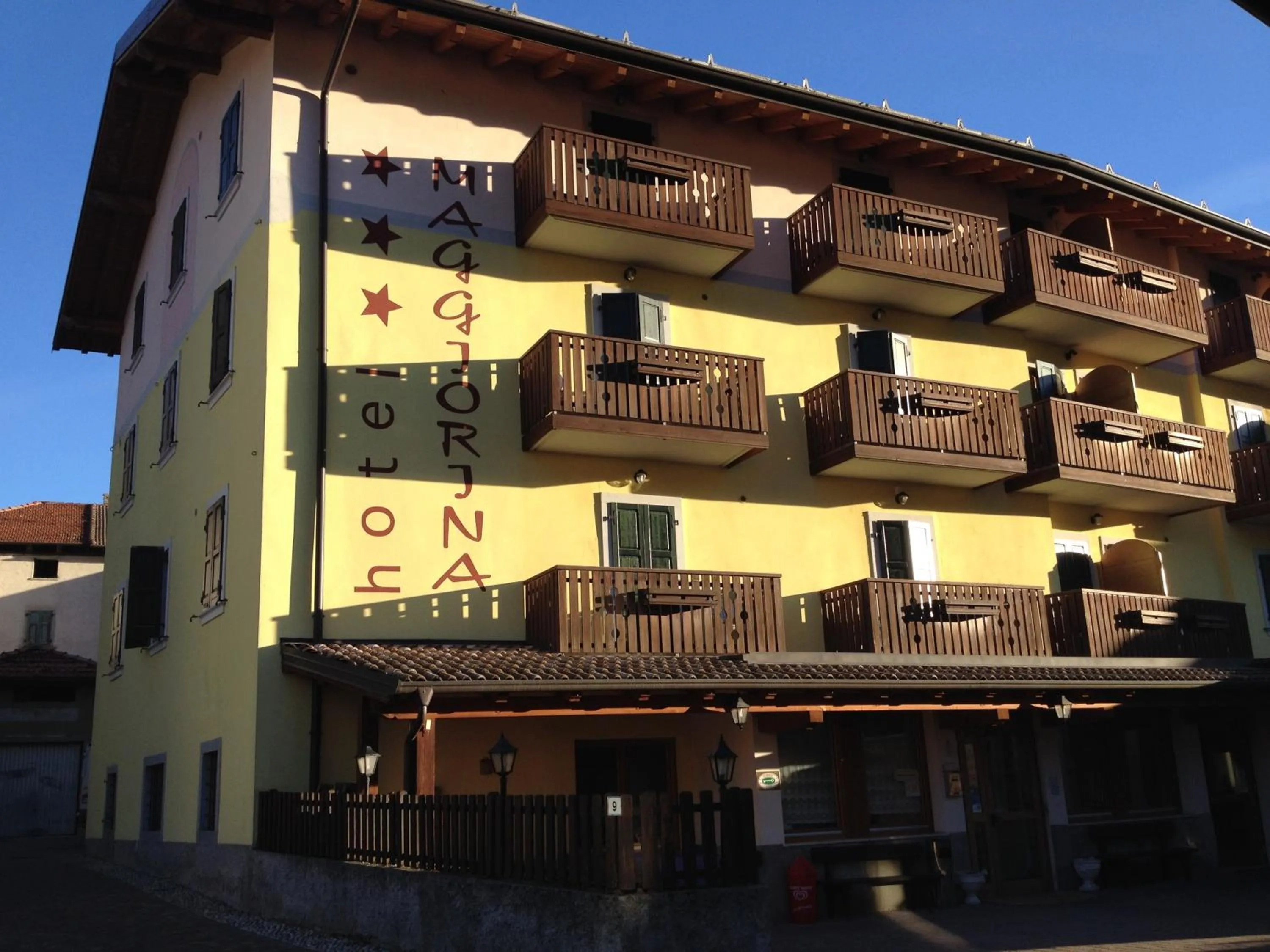 Facade/entrance in Albergo Maggiorina