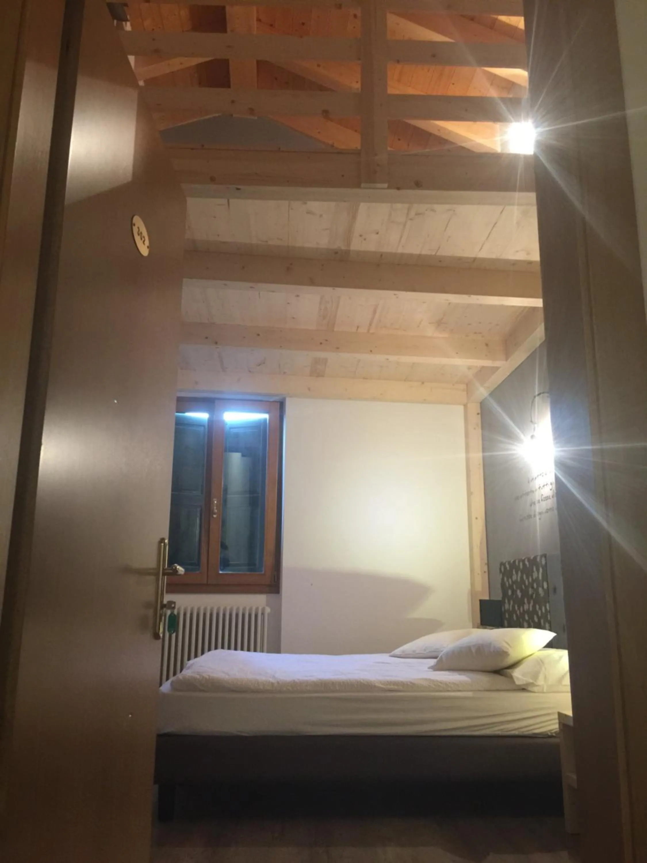 Photo of the whole room, Bed in Albergo Maggiorina