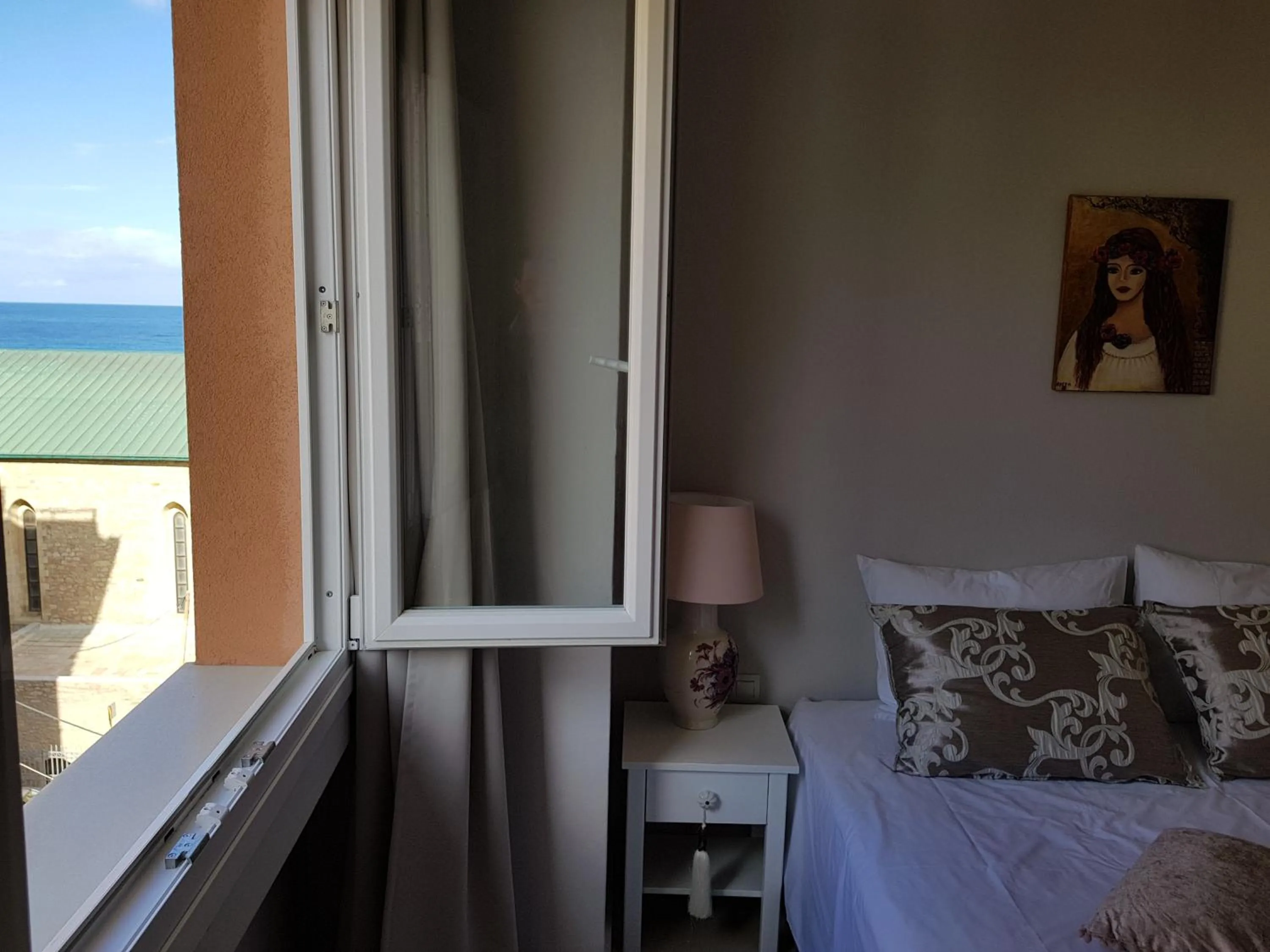 View (from property/room), Bed in Heraklion Old Port Apartments