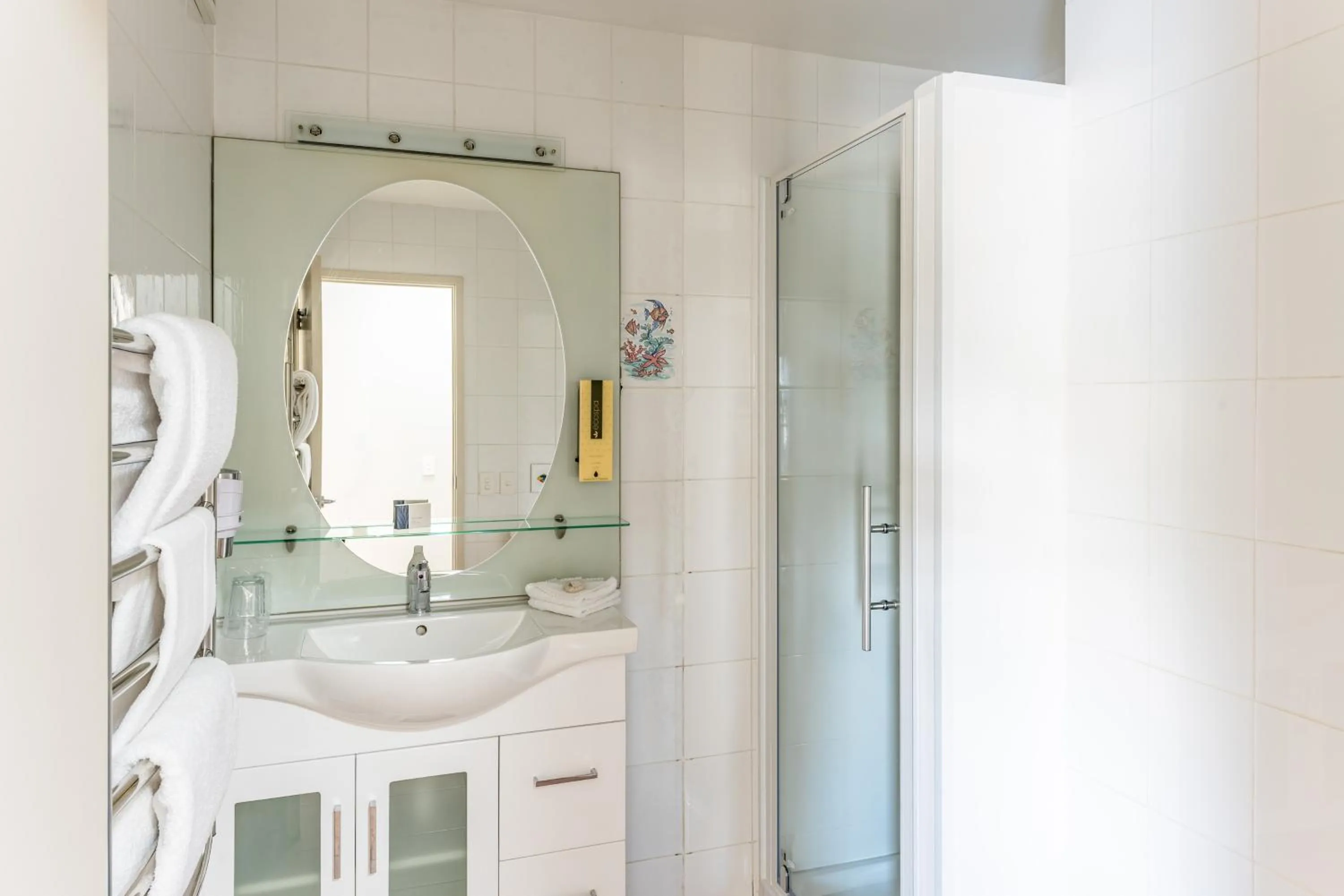 Bathroom in Blue Pacific Apartments