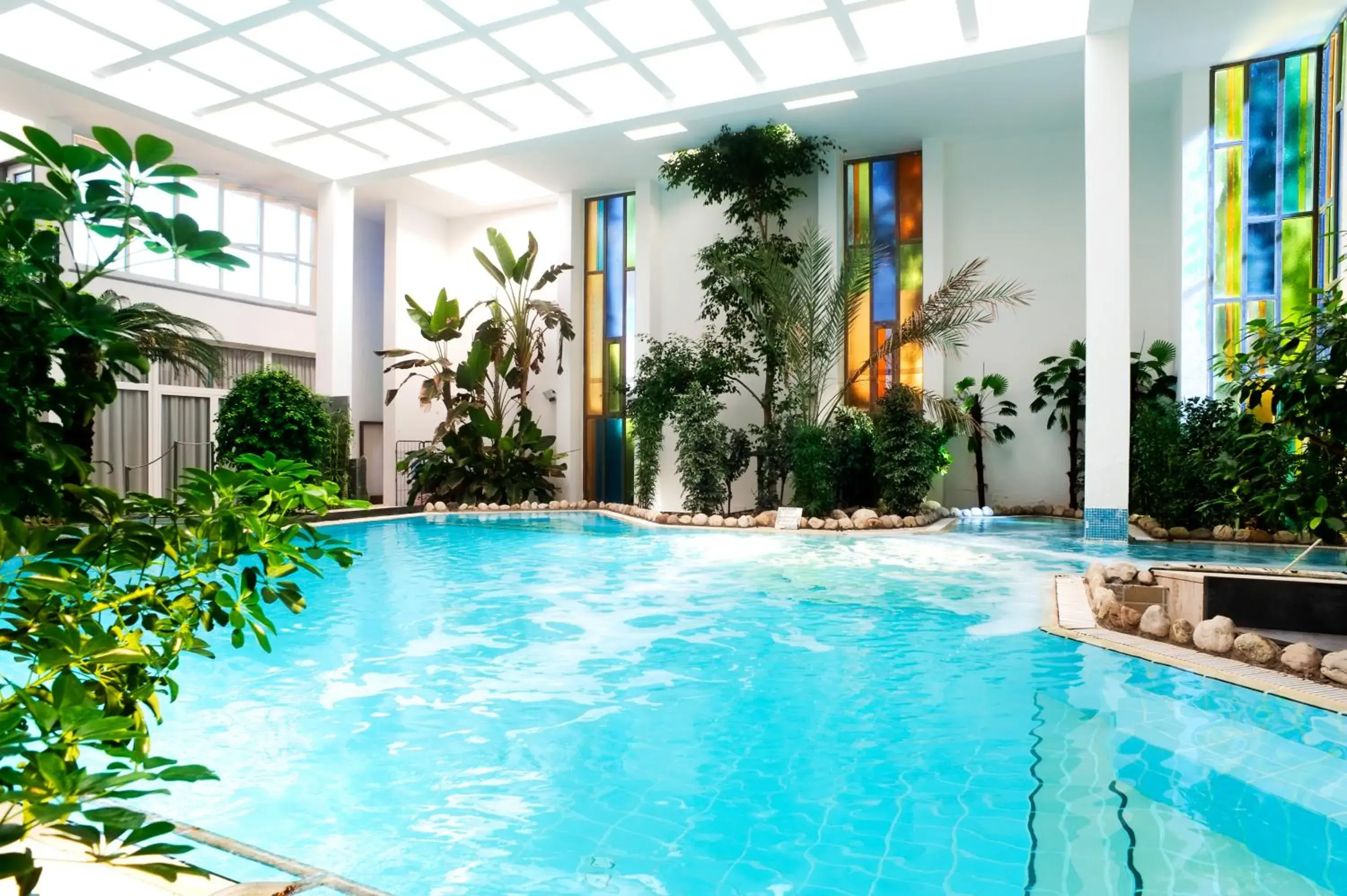 Pool view in La Reginella Resort & Spa Pool view in La Reginella Resort & Spa