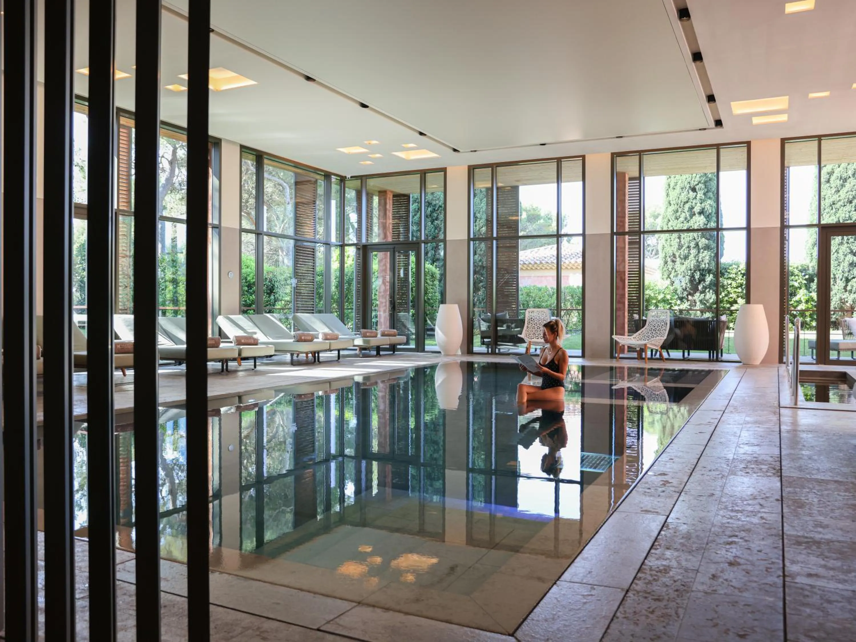 Spa and wellness centre/facilities in L'Hôtel & Spa du Castellet