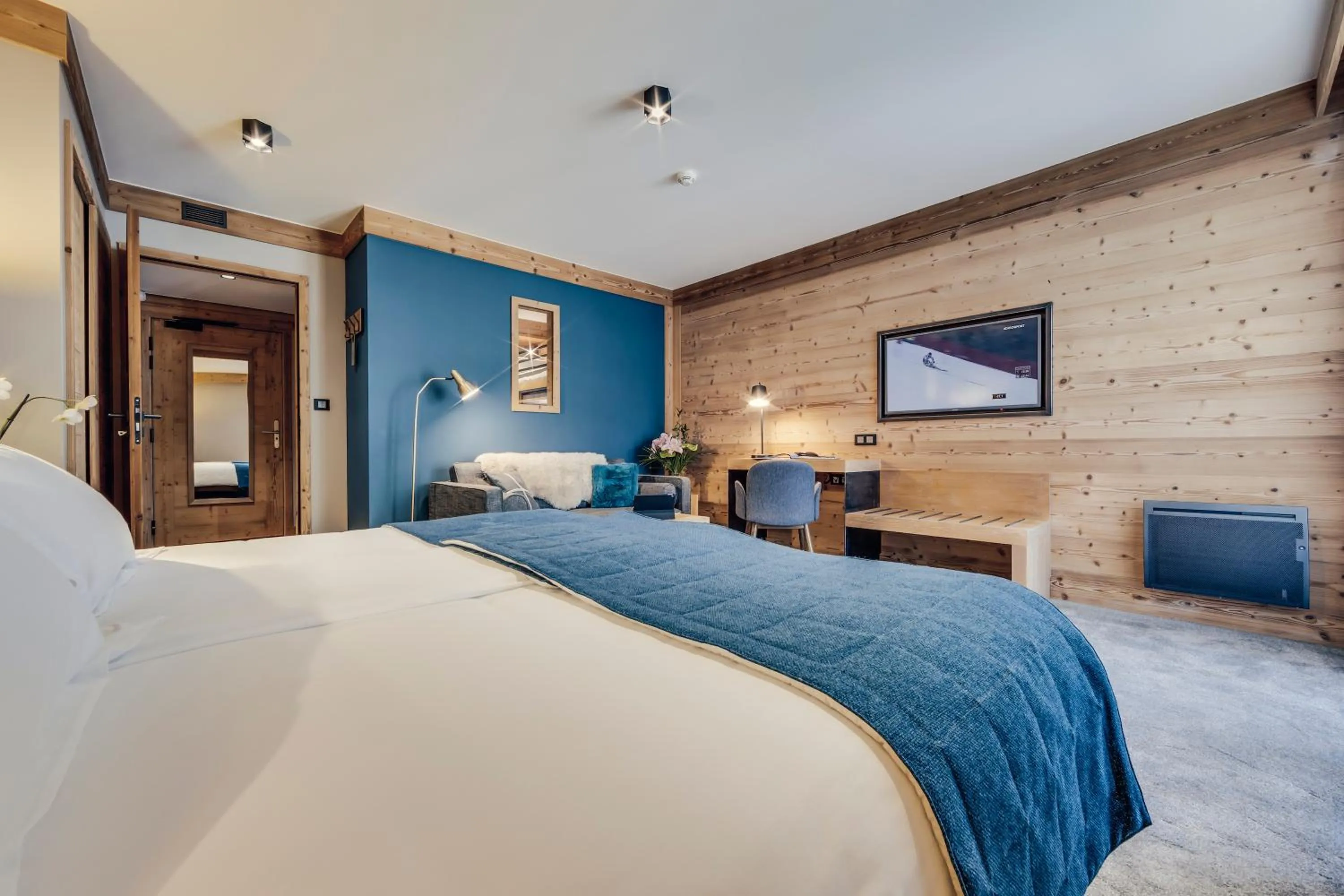 Bed in Hôtel Avancher