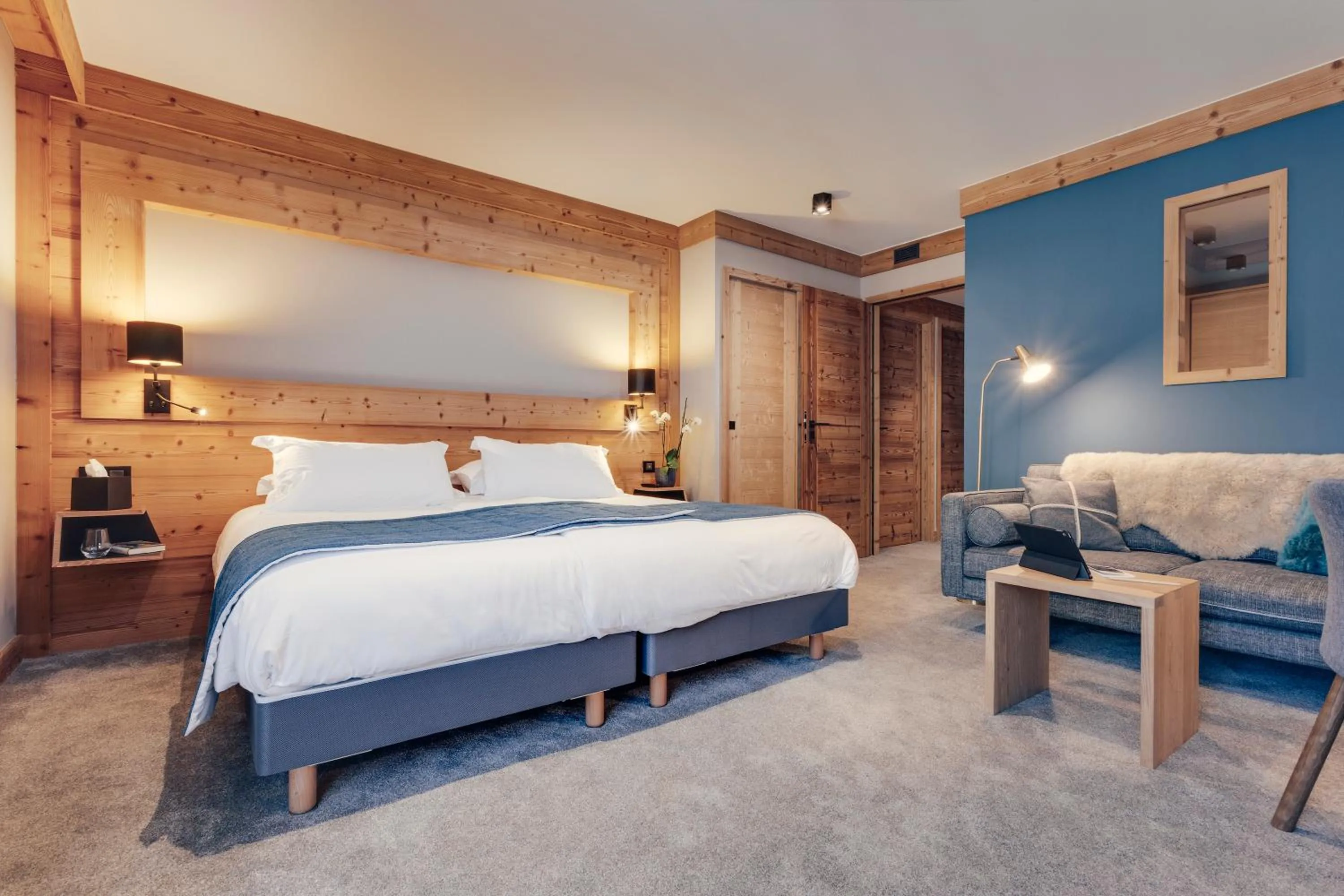 Bed in Hôtel Avancher