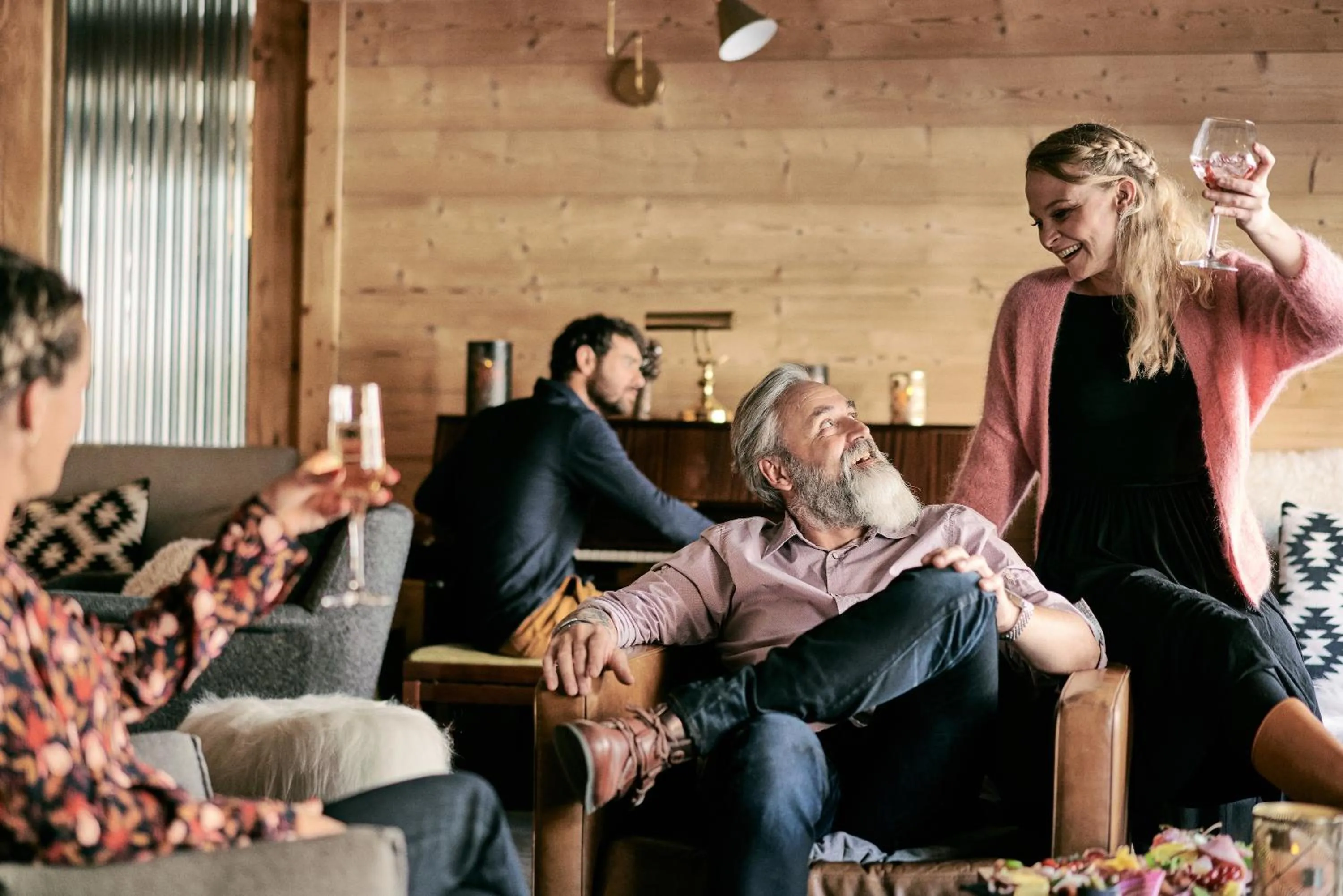 Lounge or bar in Hôtel Avancher